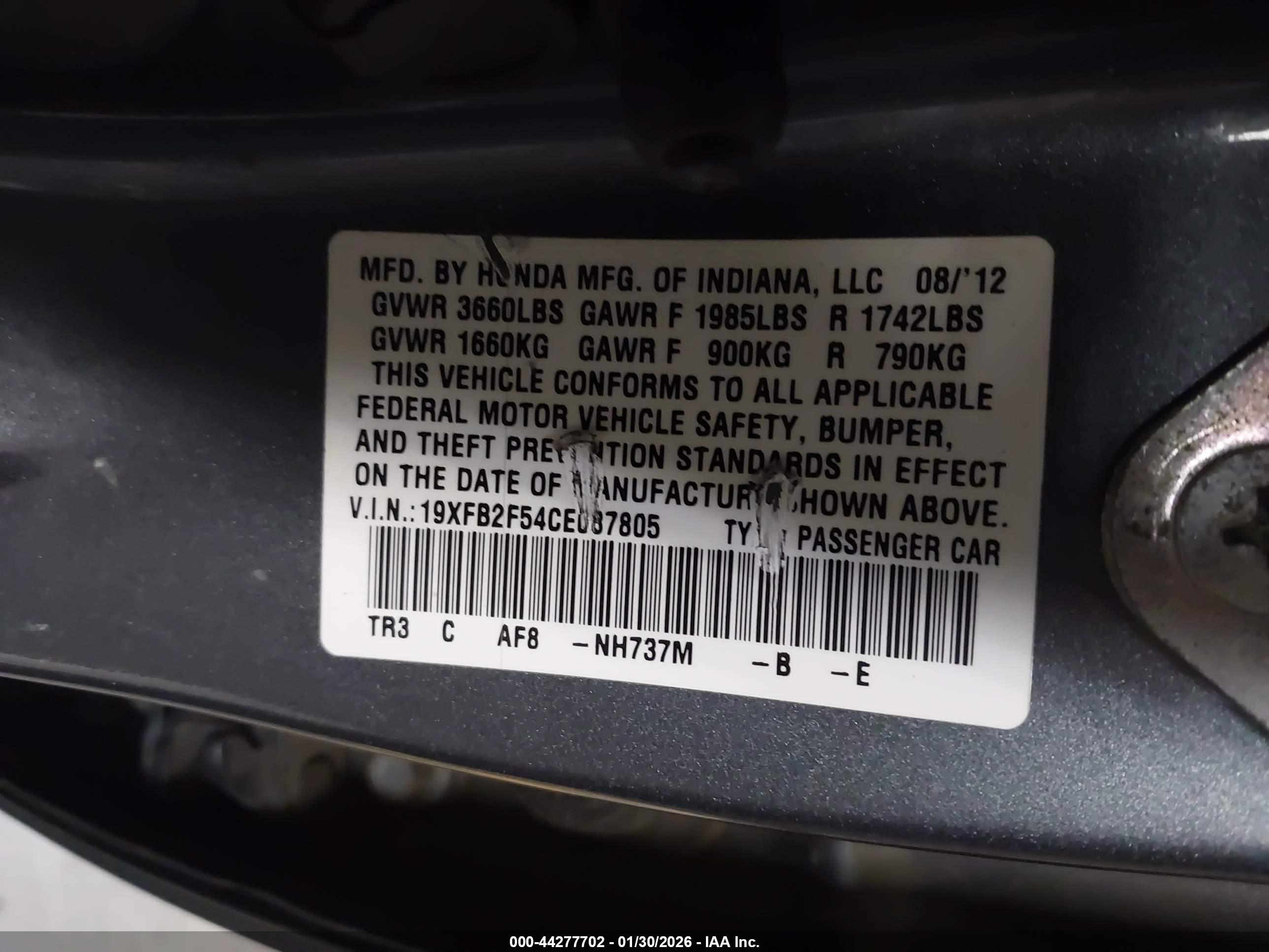 HONDA CIVIC image 9
