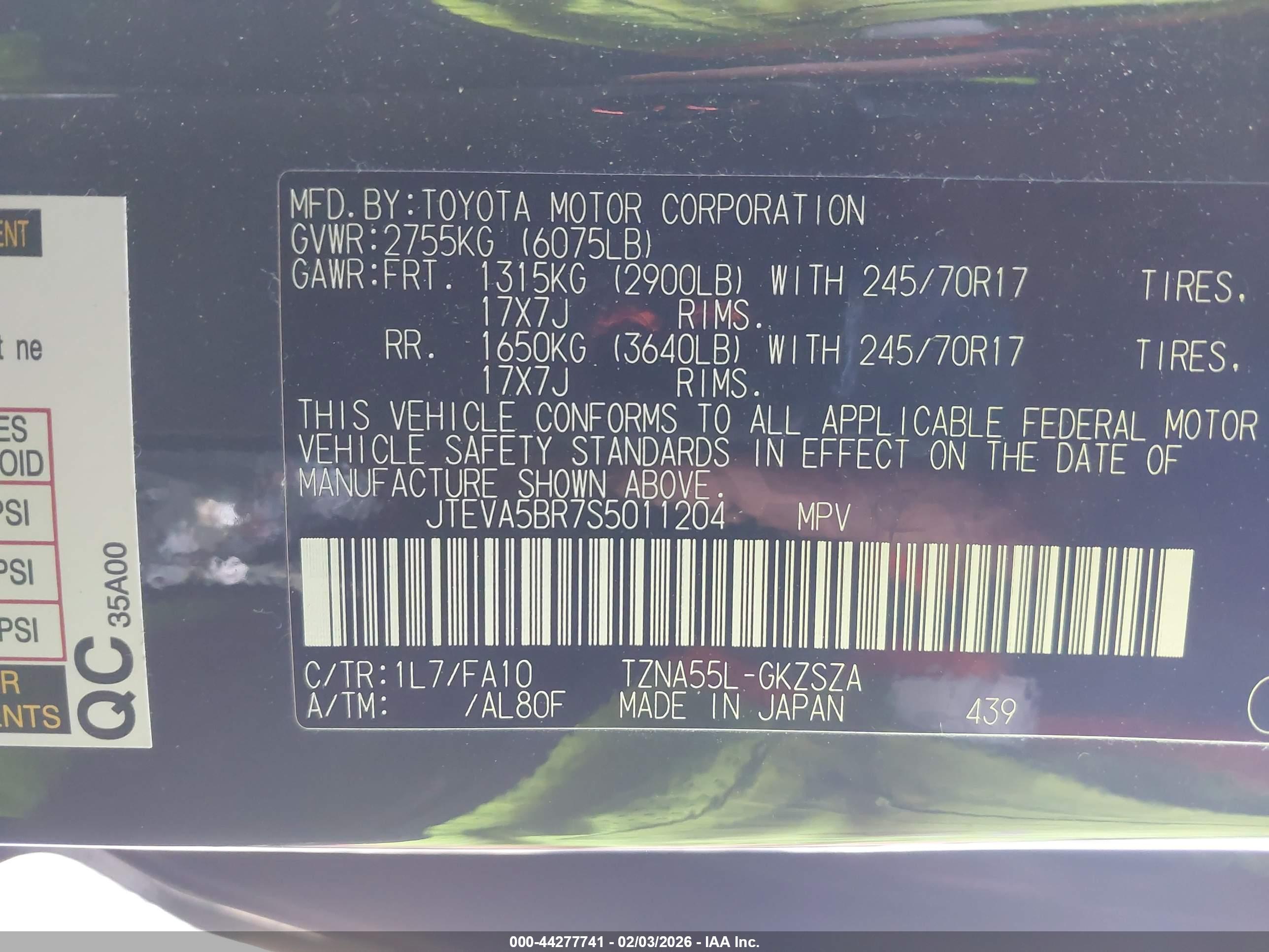 TOYOTA 4RUNNER image 9