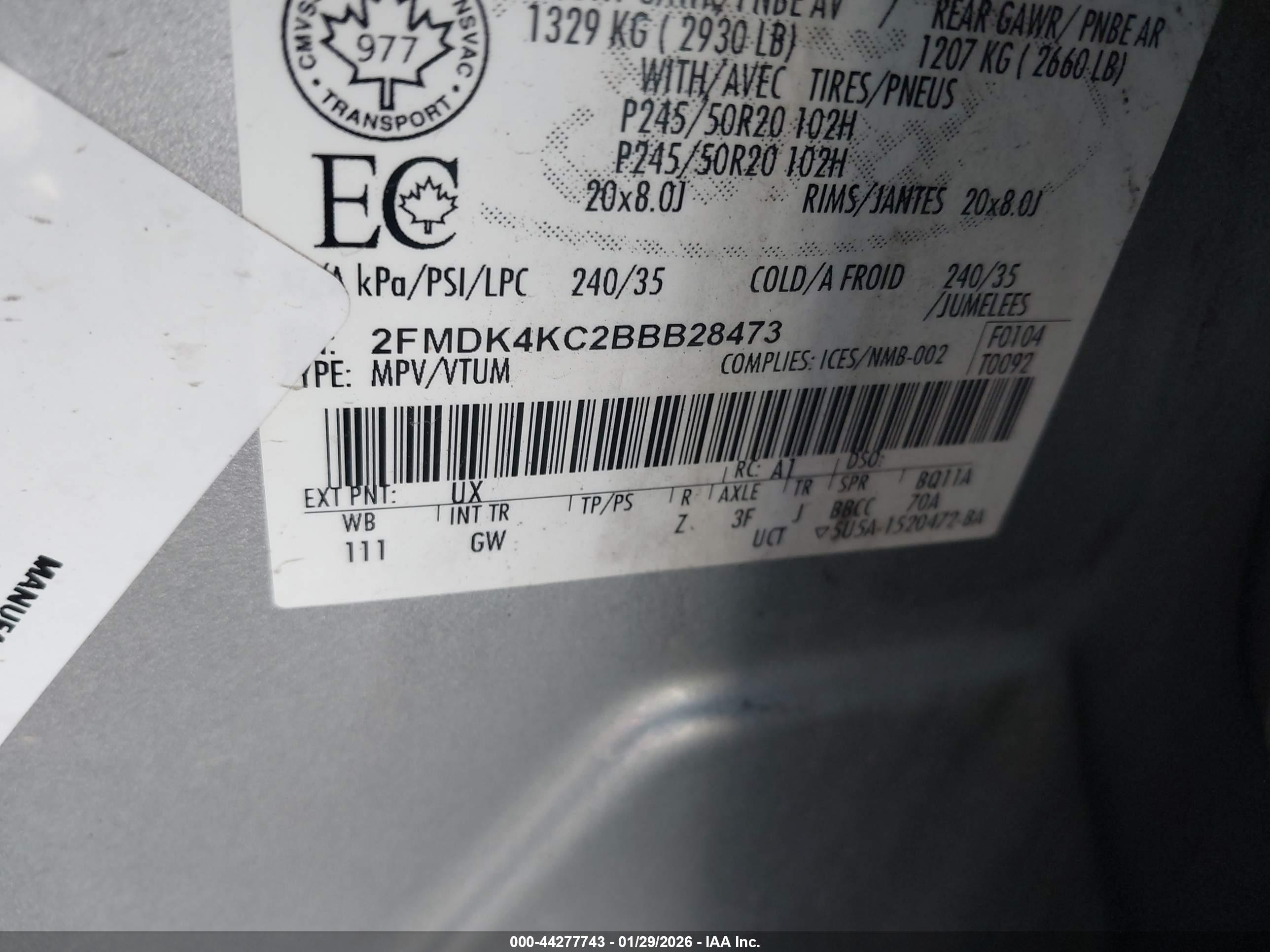 FORD EDGE image 9