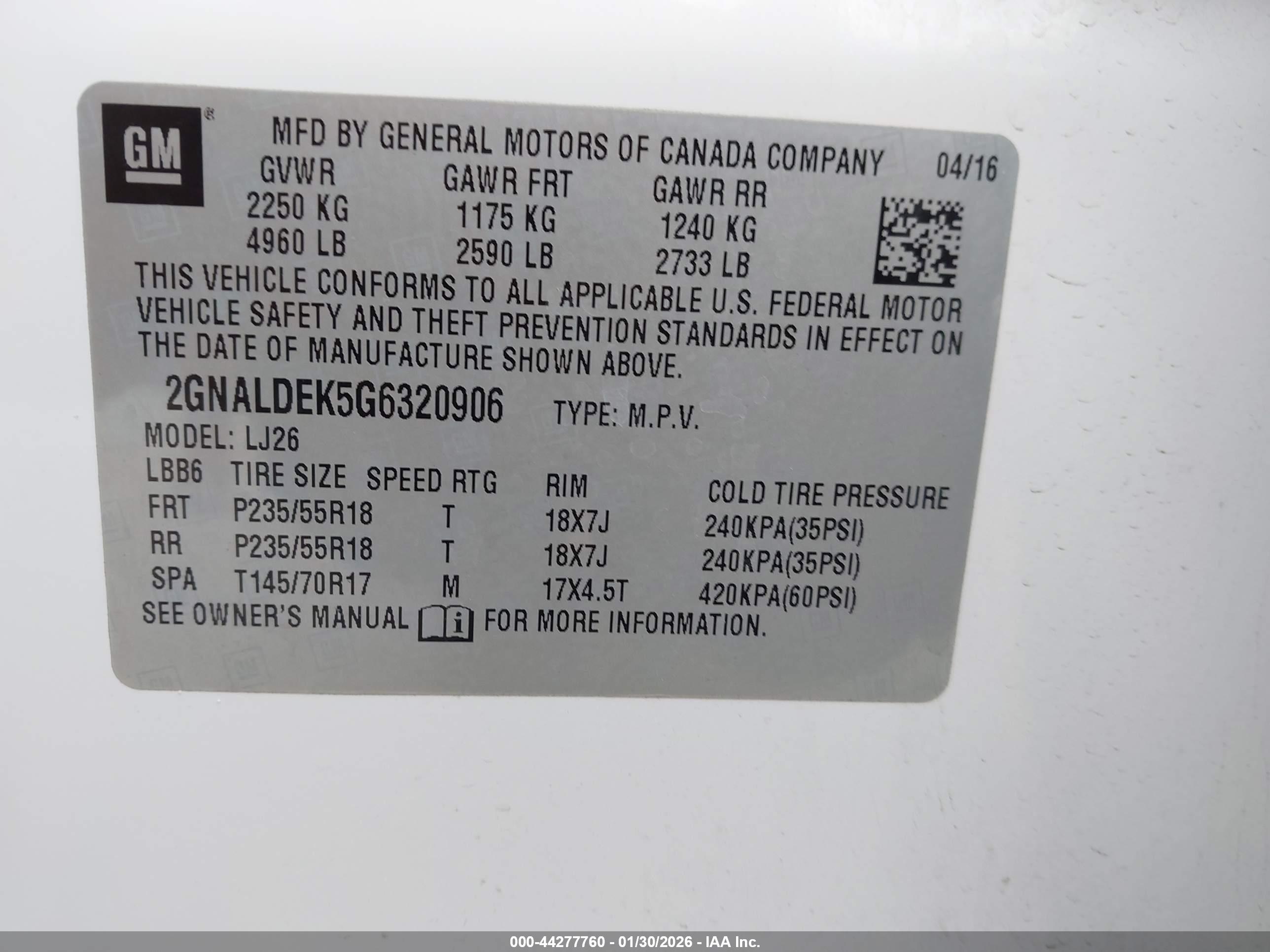 CHEVROLET EQUINOX image 9