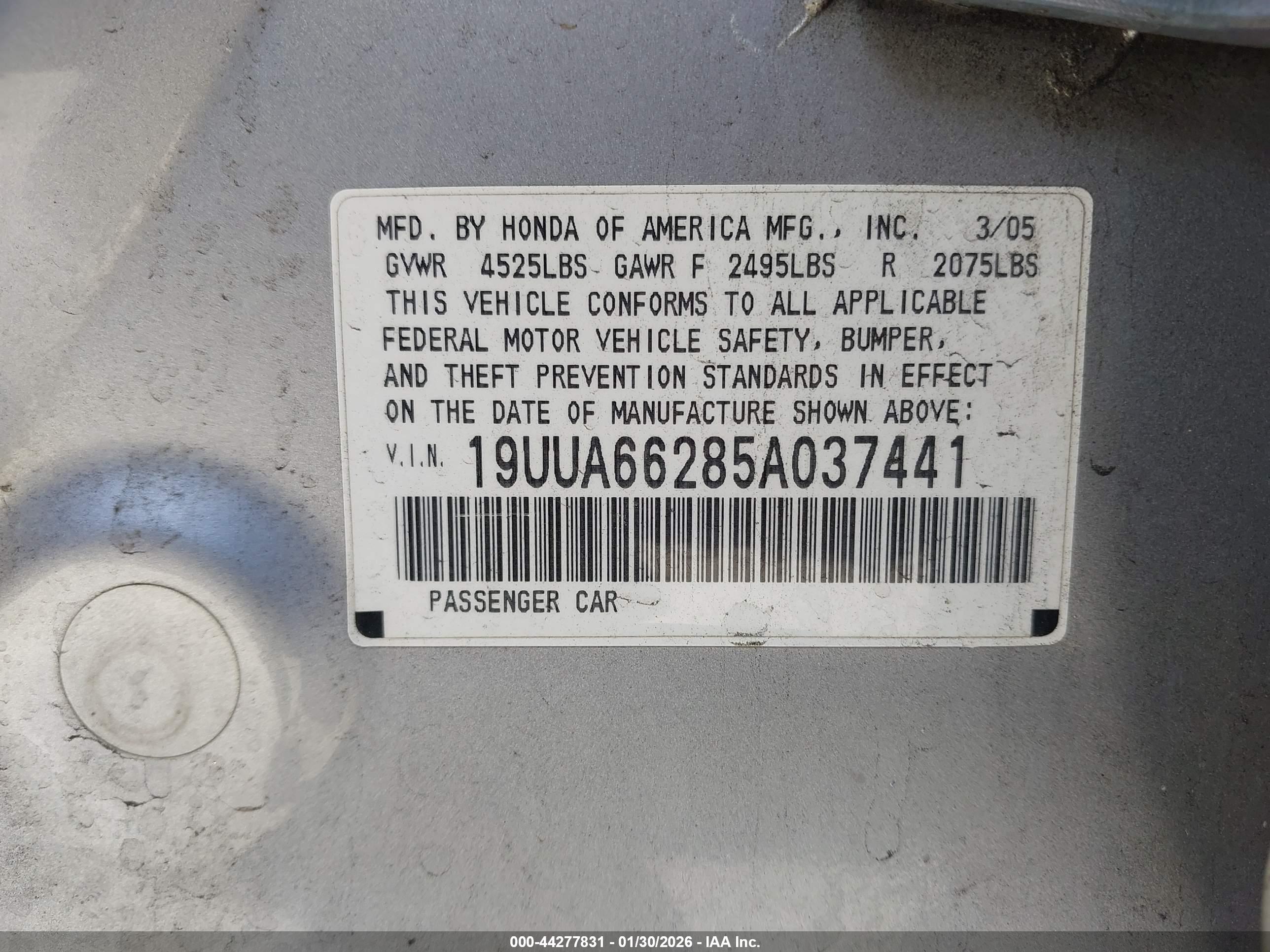 ACURA TL image 9