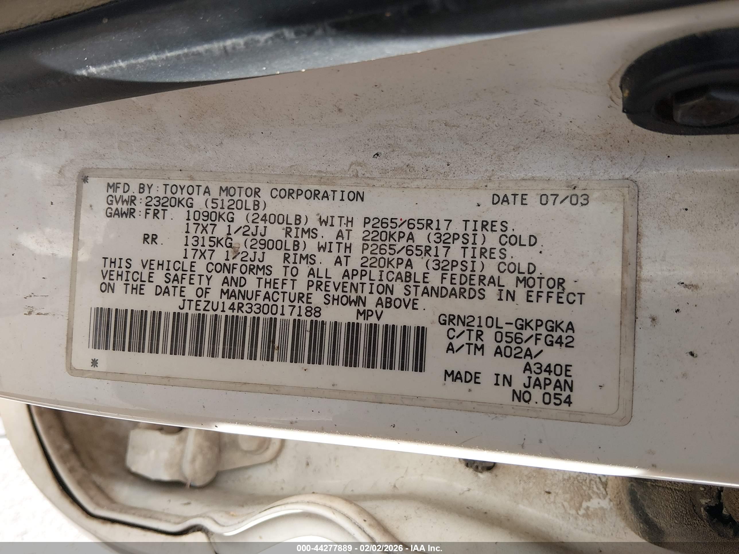 TOYOTA 4RUNNER image 9