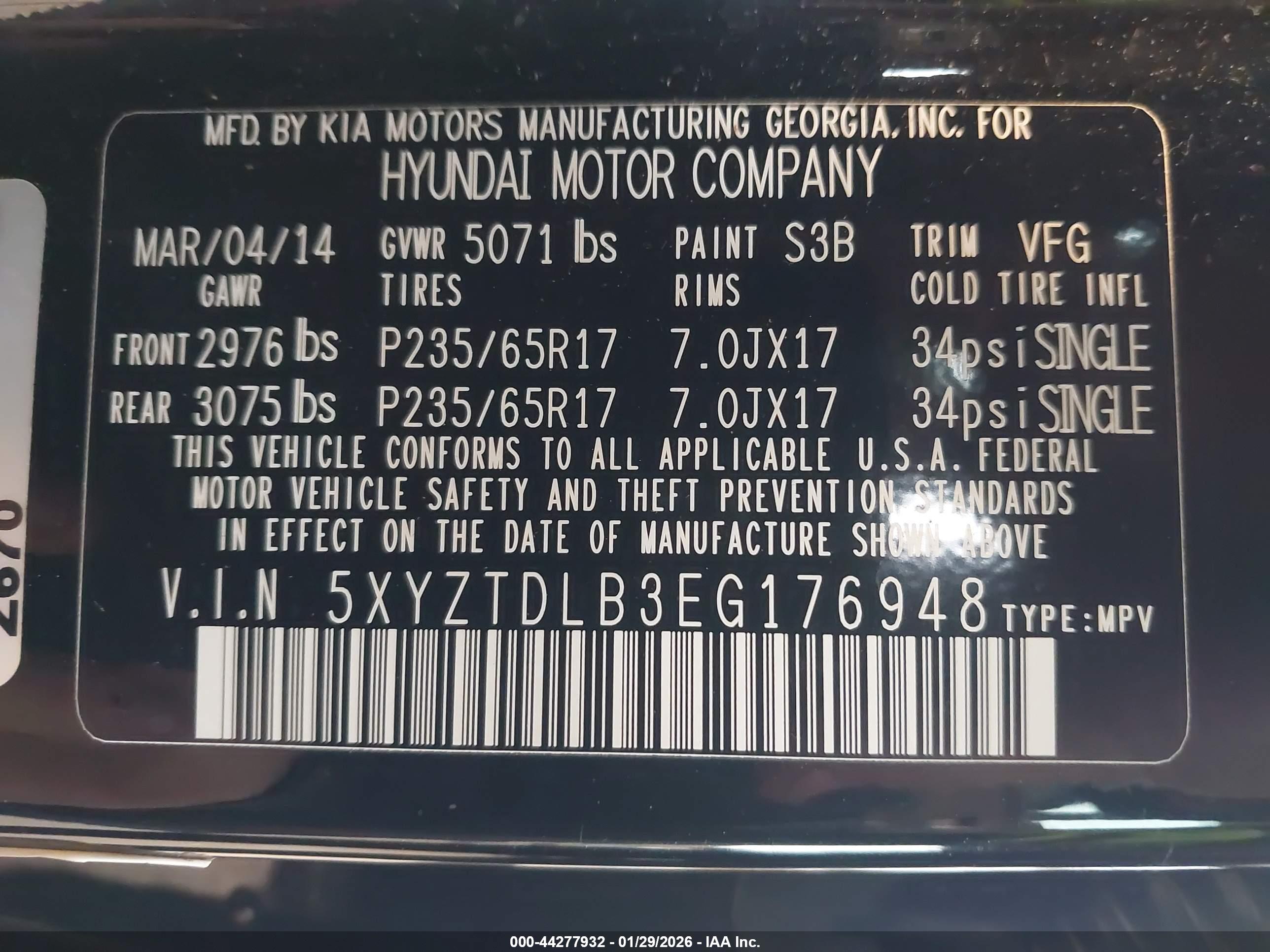 HYUNDAI SANTA image 9