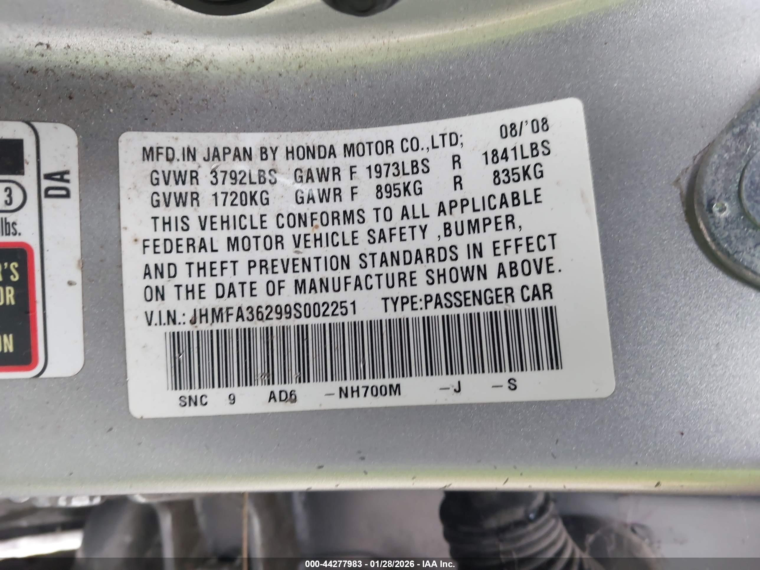HONDA CIVIC image 9