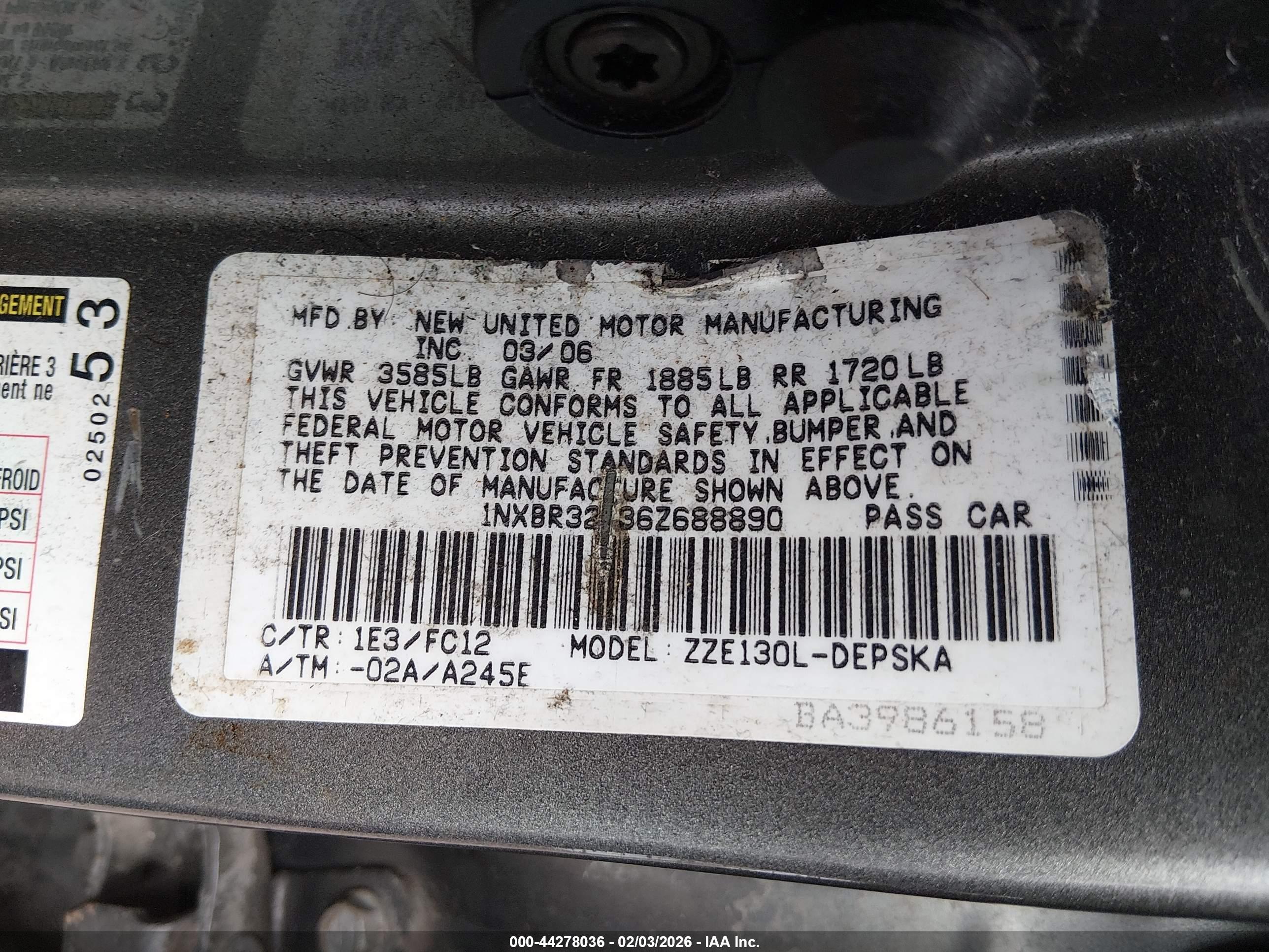 TOYOTA COROLLA image 9