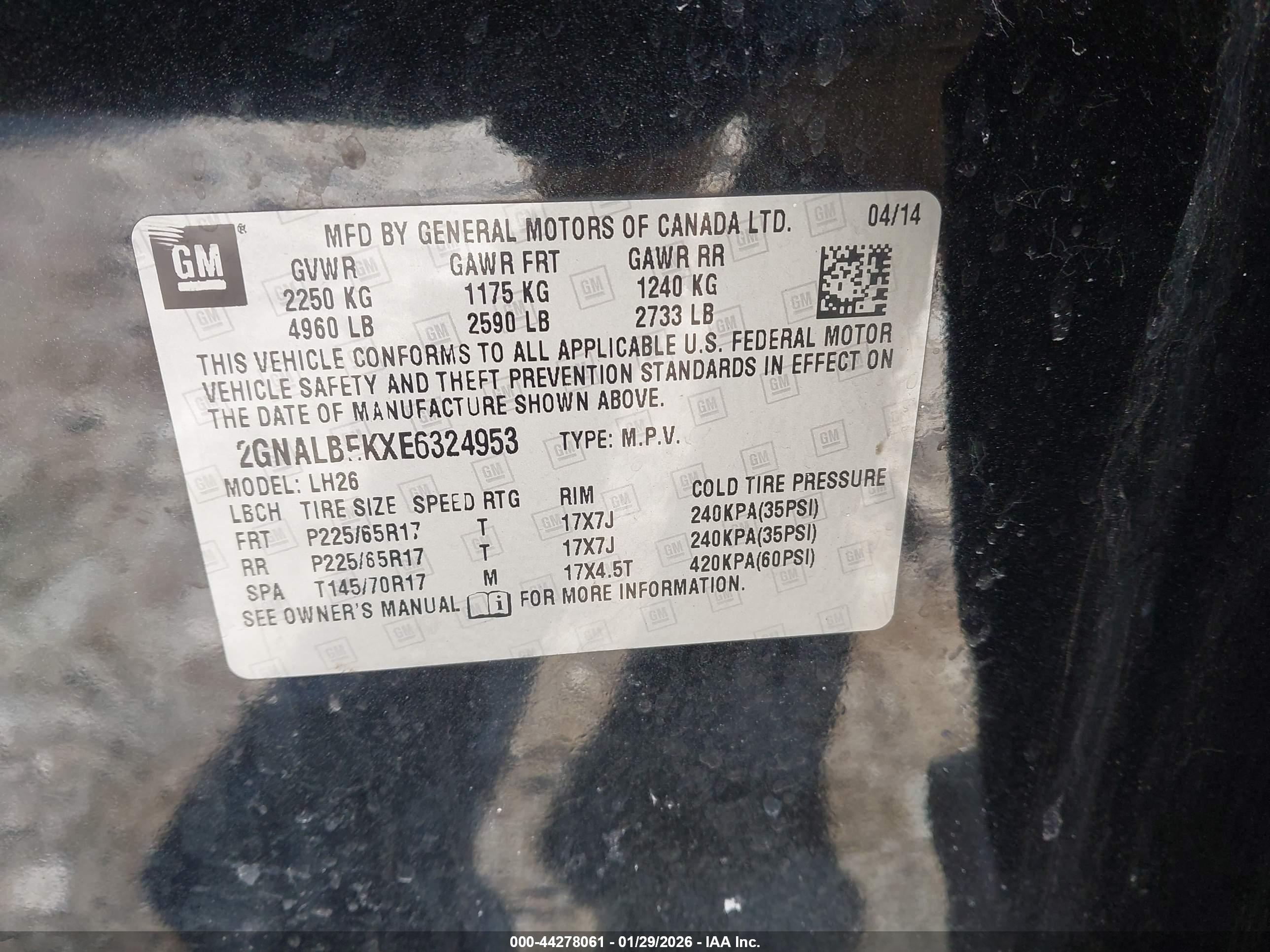 CHEVROLET EQUINOX image 9