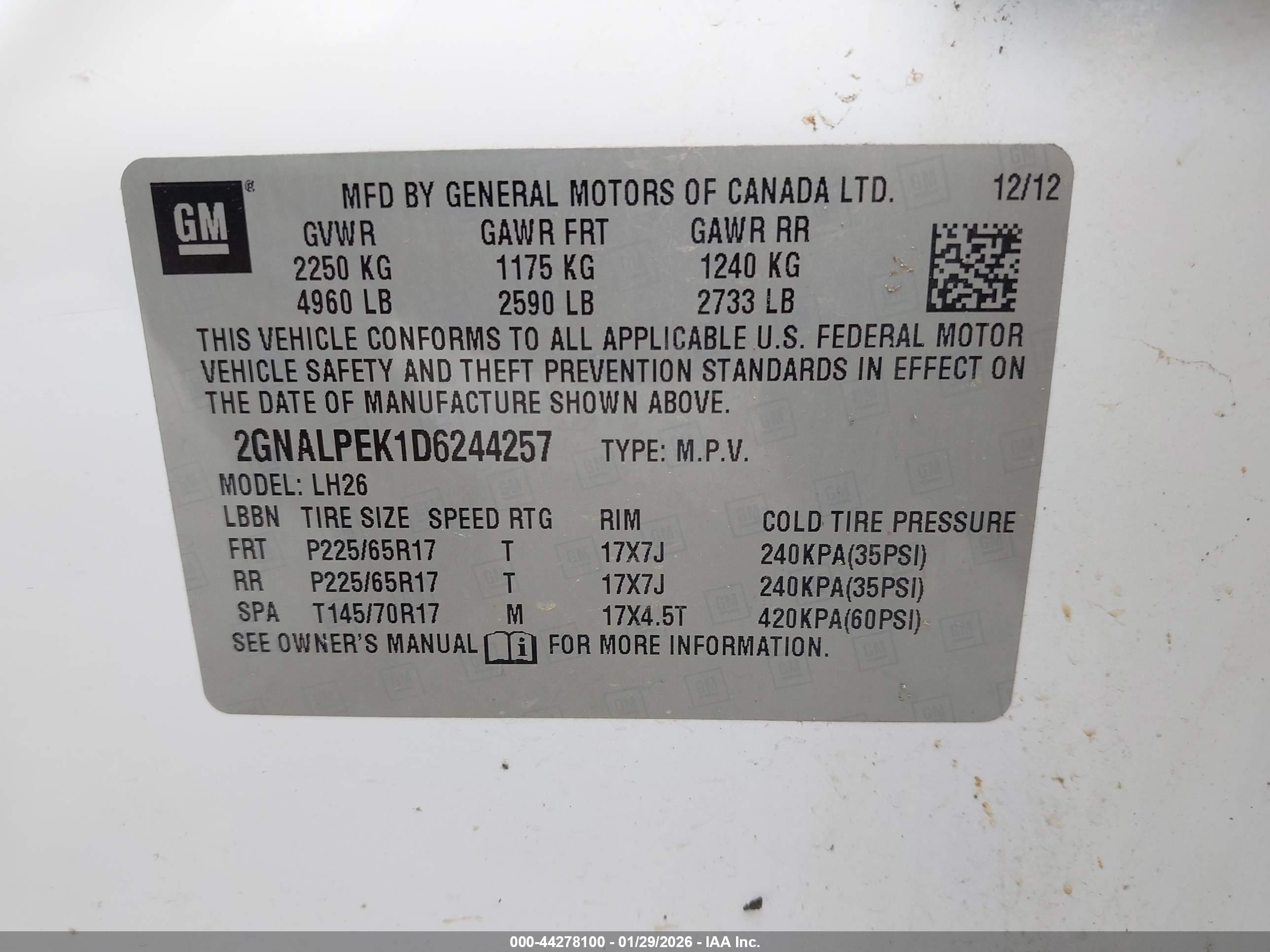 CHEVROLET EQUINOX image 9
