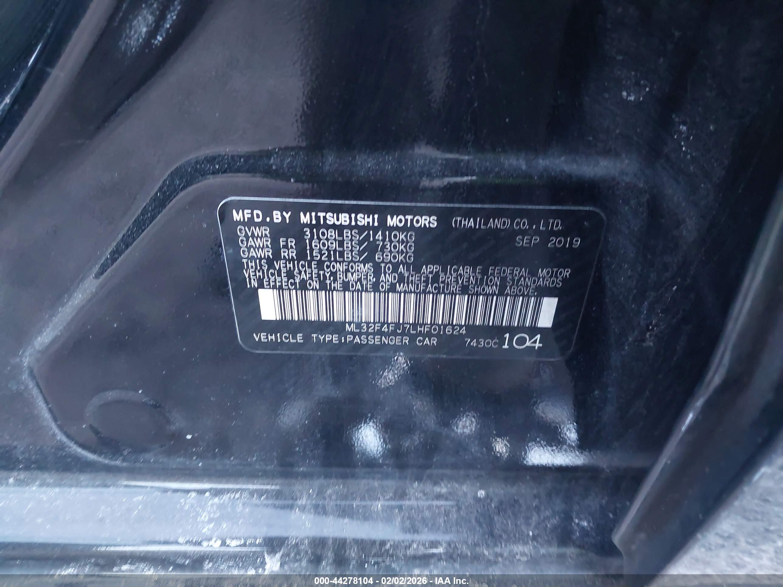 MITSUBISHI MIRAGE image 9