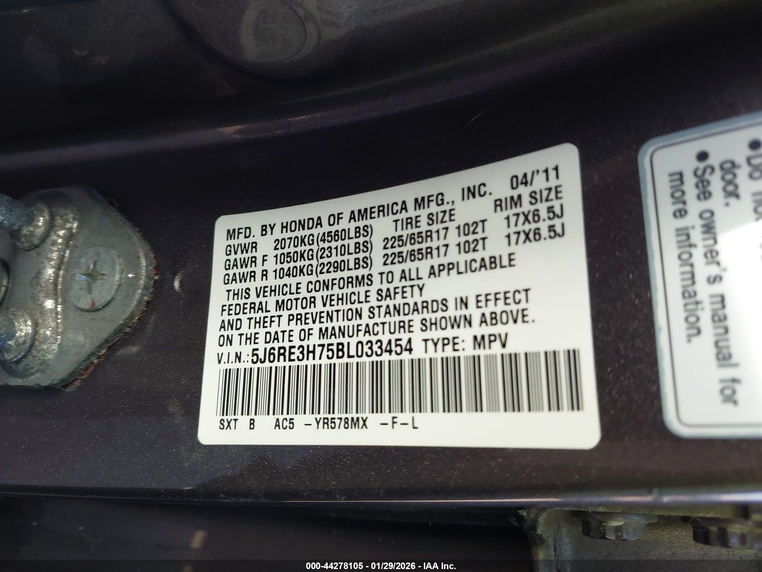 HONDA CR-V image 9