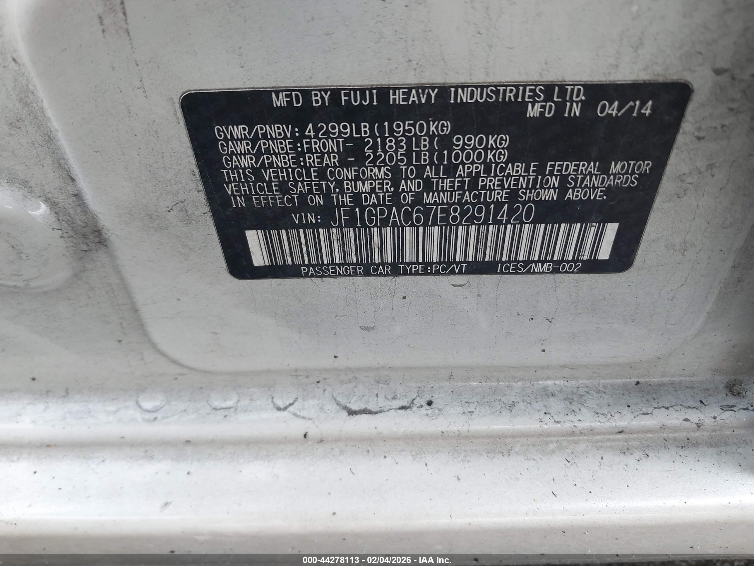 SUBARU IMPREZA image 9