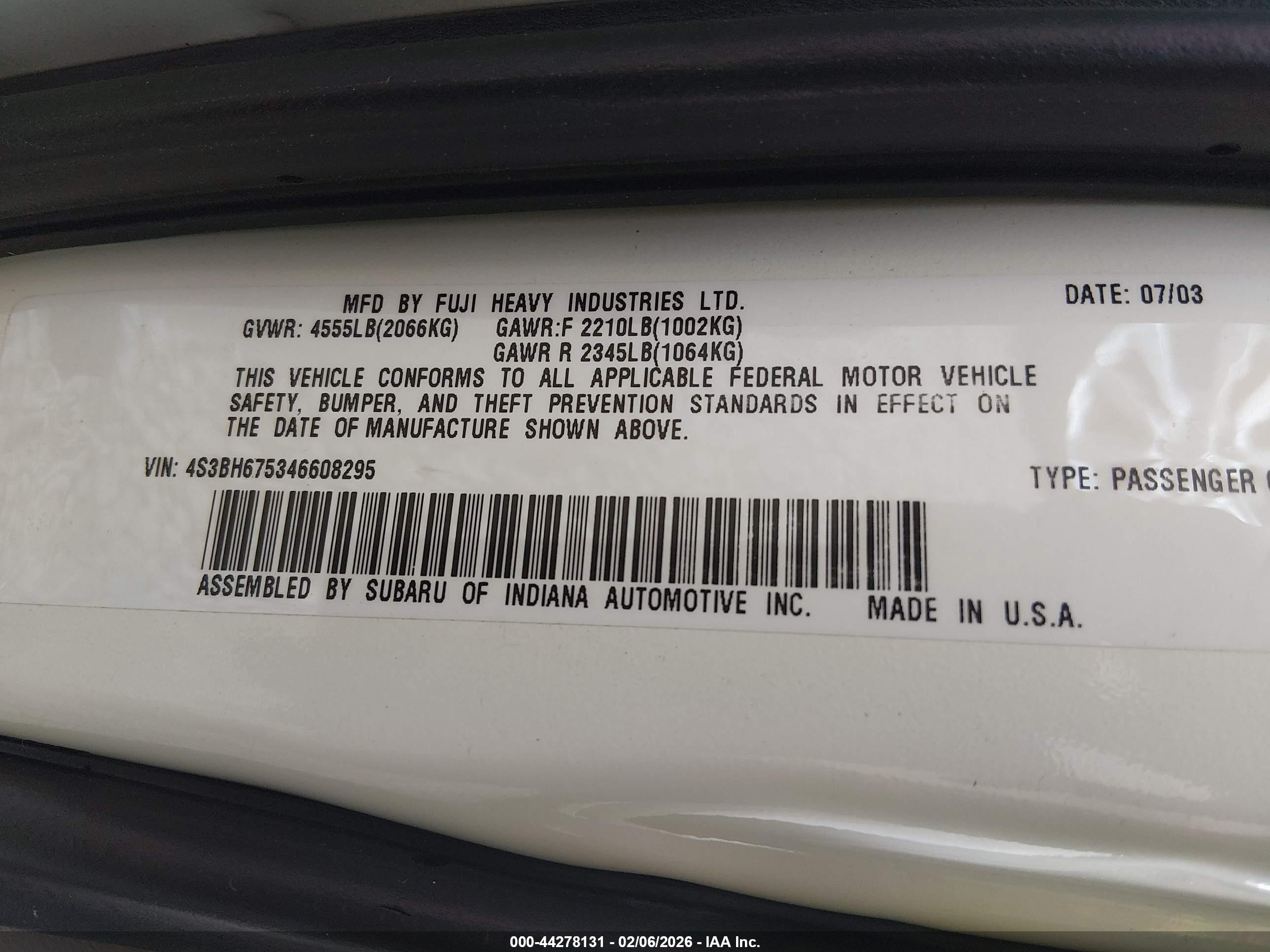 SUBARU OUTBACK image 9