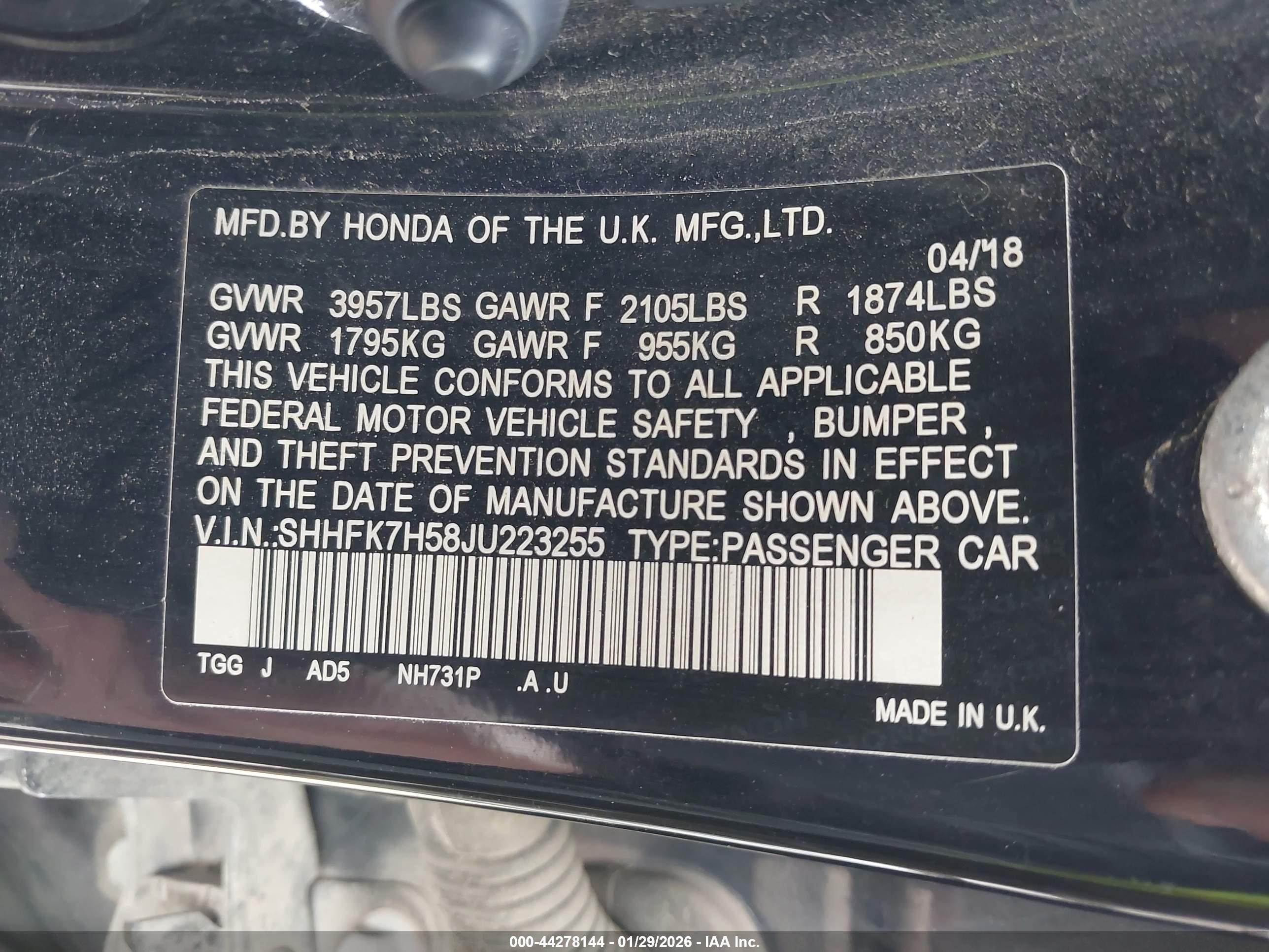 HONDA CIVIC image 9