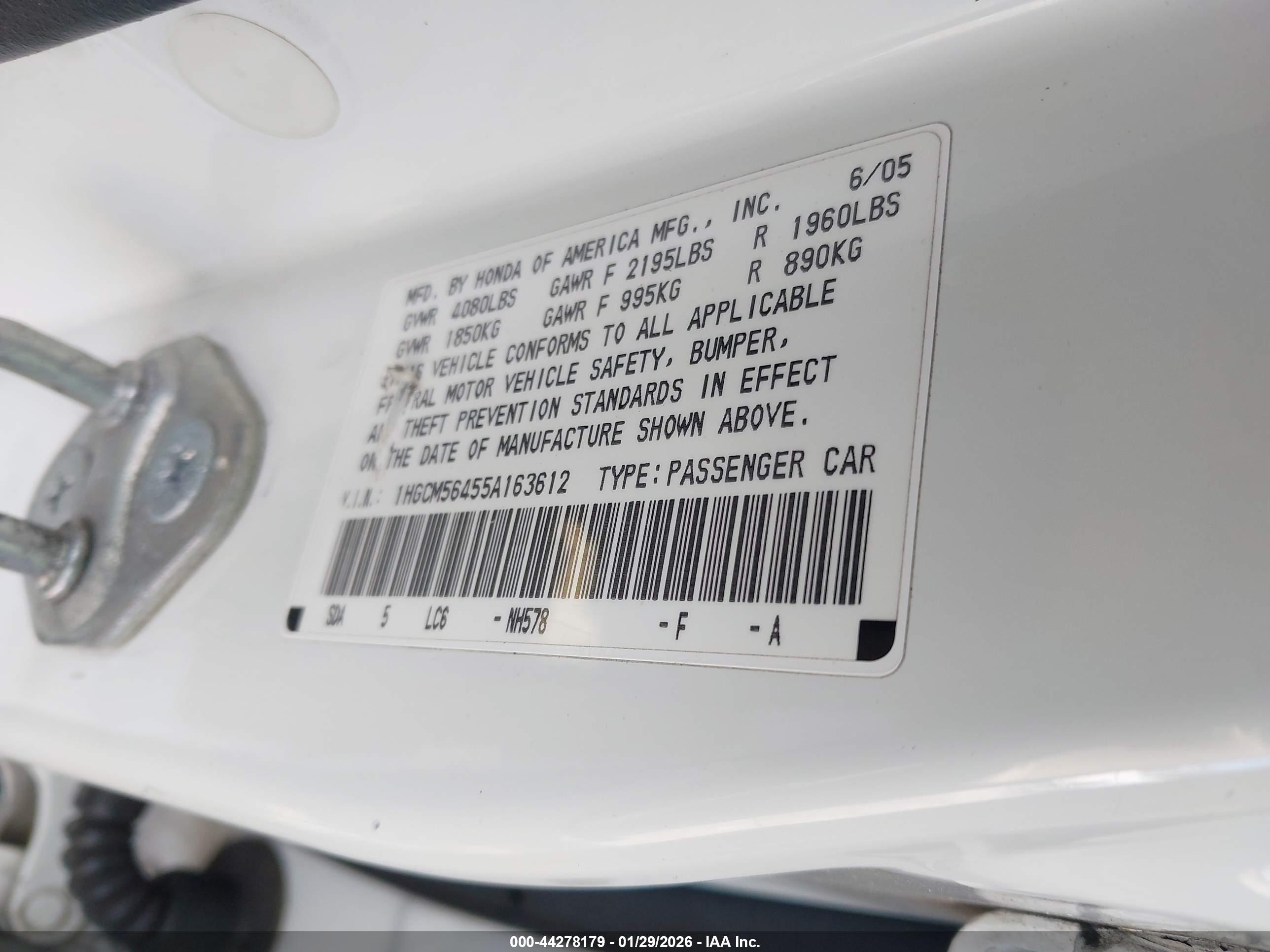 HONDA ACCORD image 9