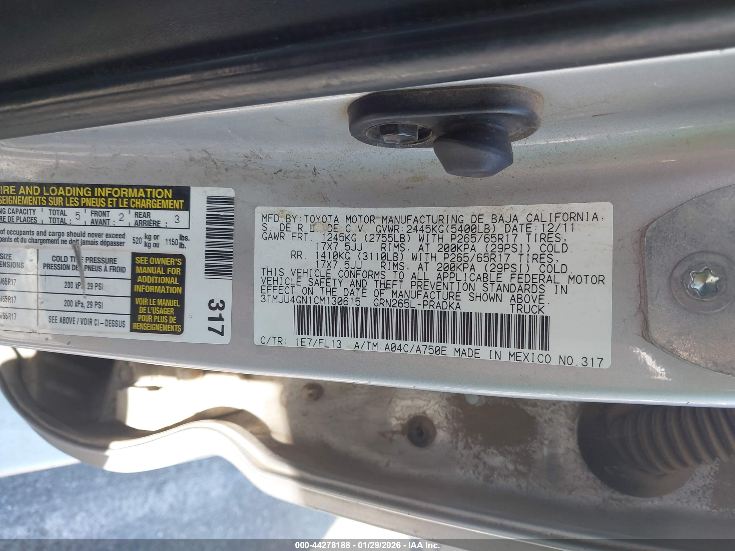 TOYOTA TACOMA image 9