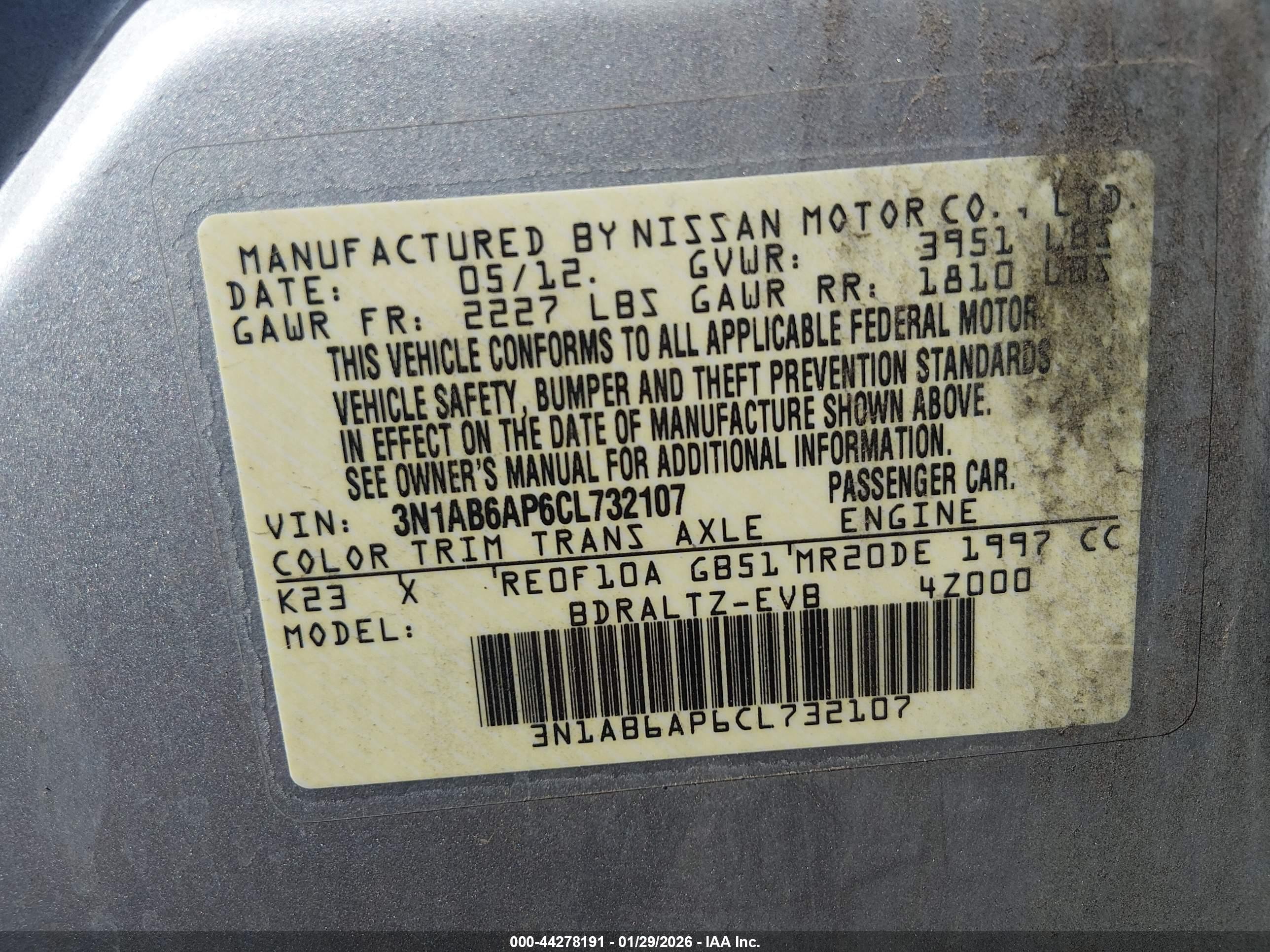 NISSAN SENTRA image 9