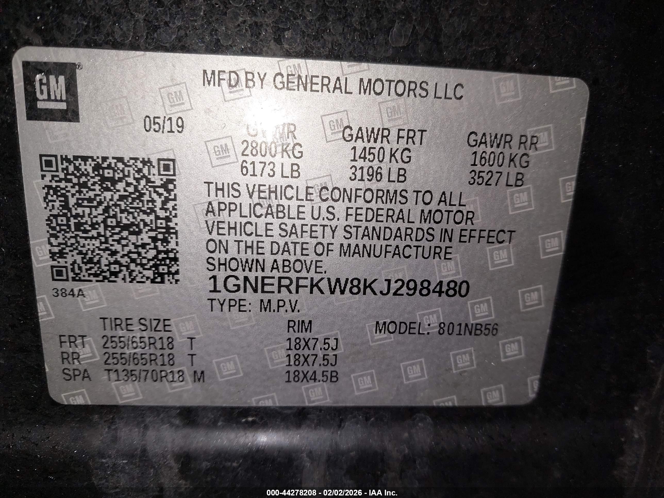 CHEVROLET TRAVERSE image 9