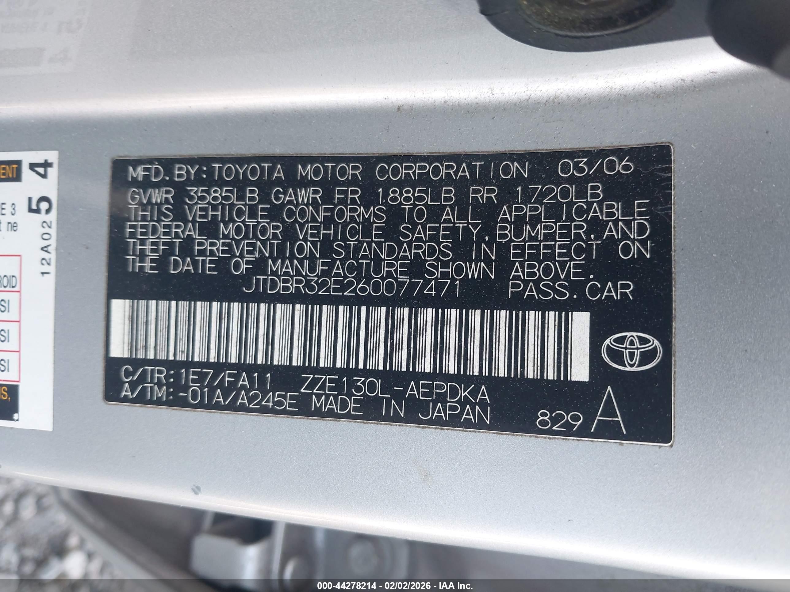 TOYOTA COROLLA image 9
