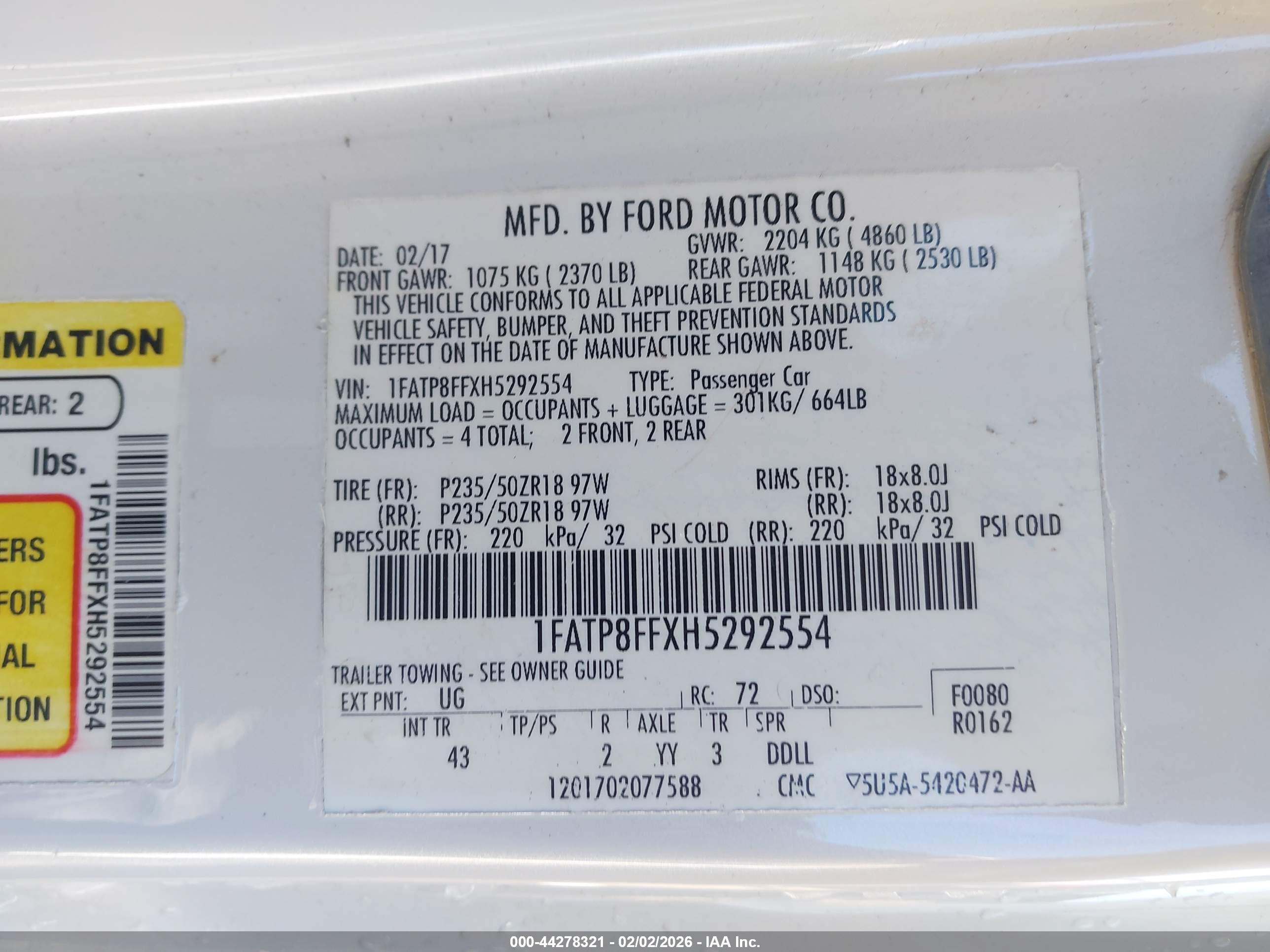 FORD MUSTANG image 9