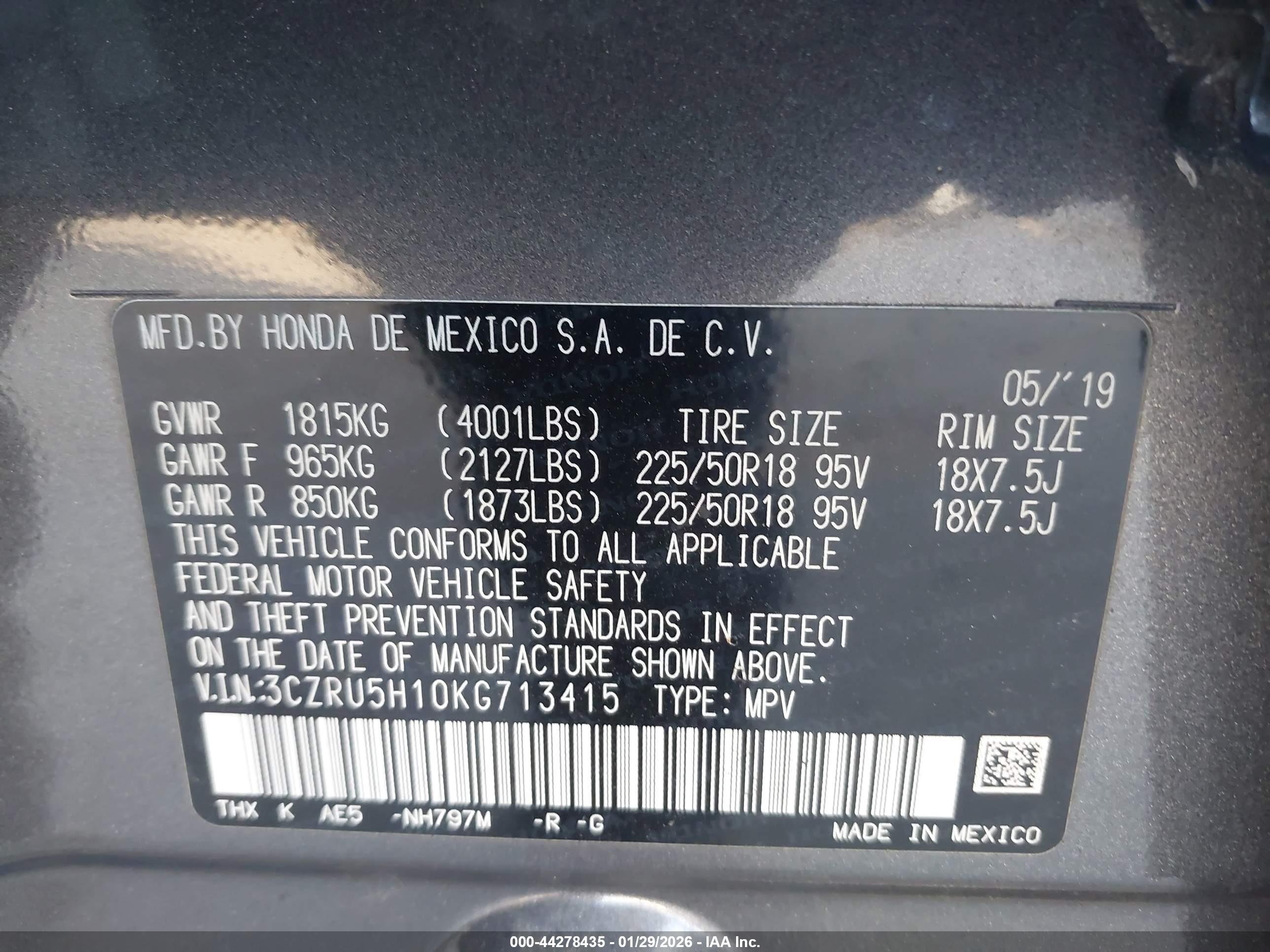 HONDA HR-V image 9