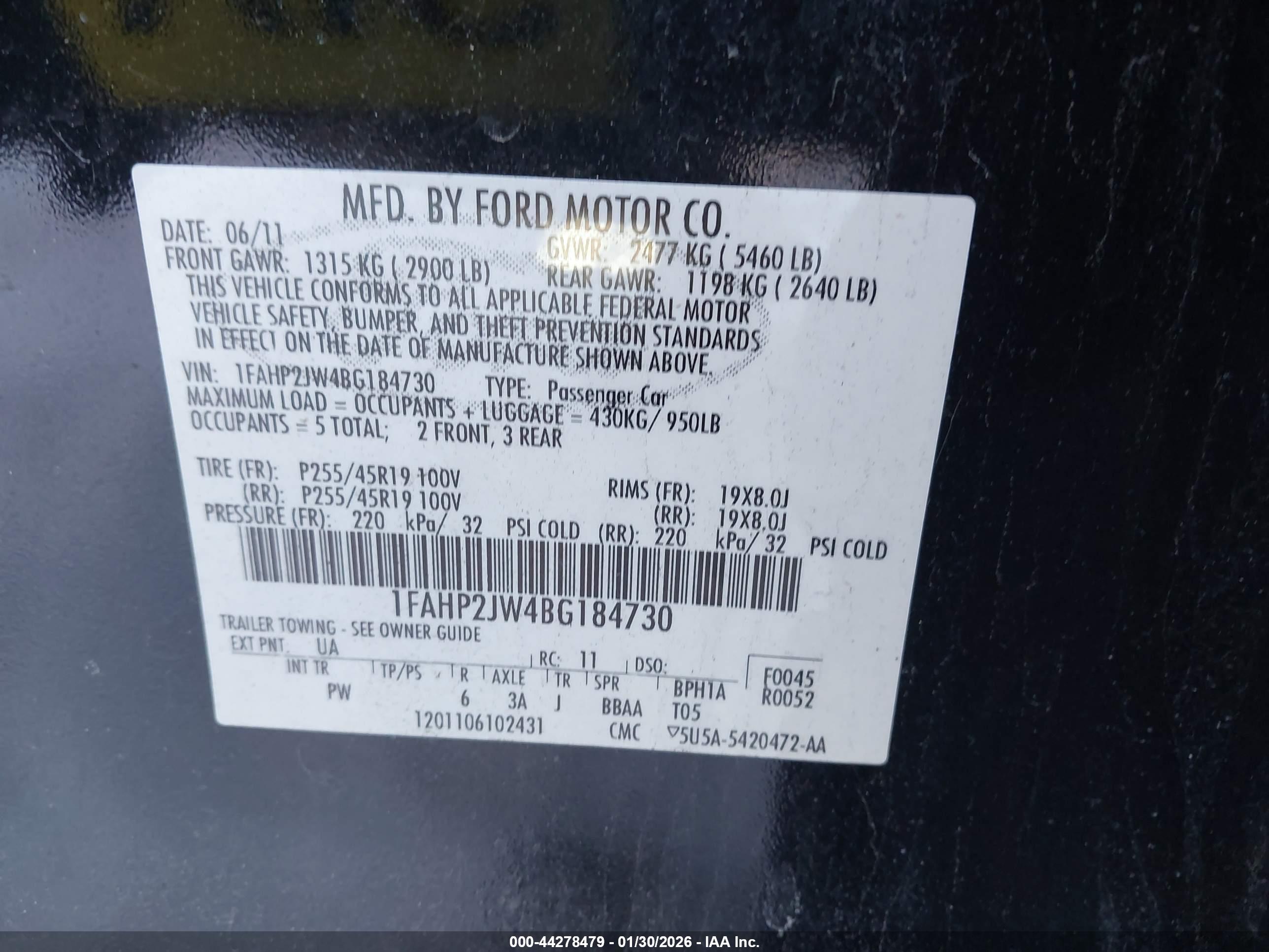 FORD TAURUS image 9