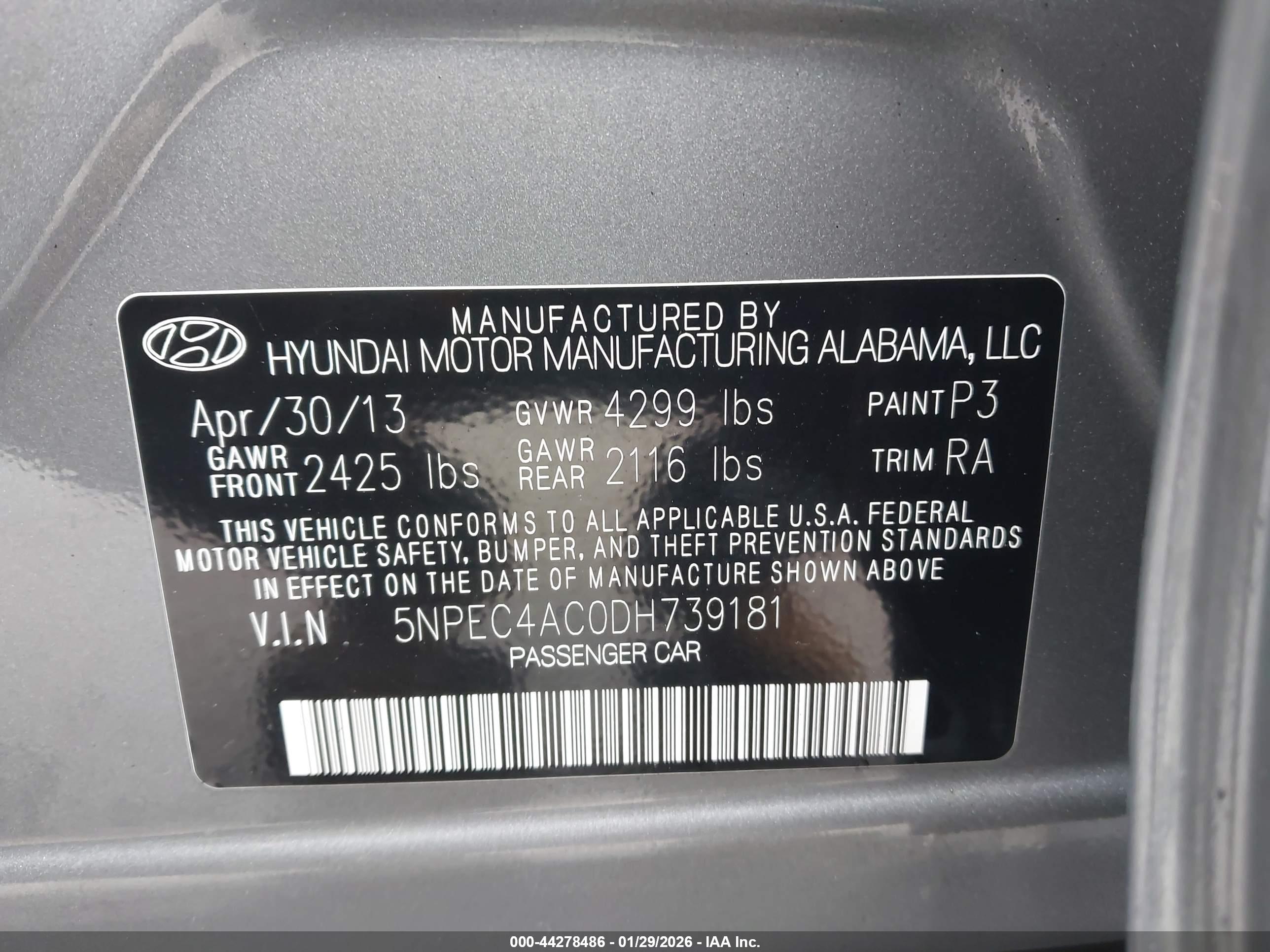 HYUNDAI SONATA image 9