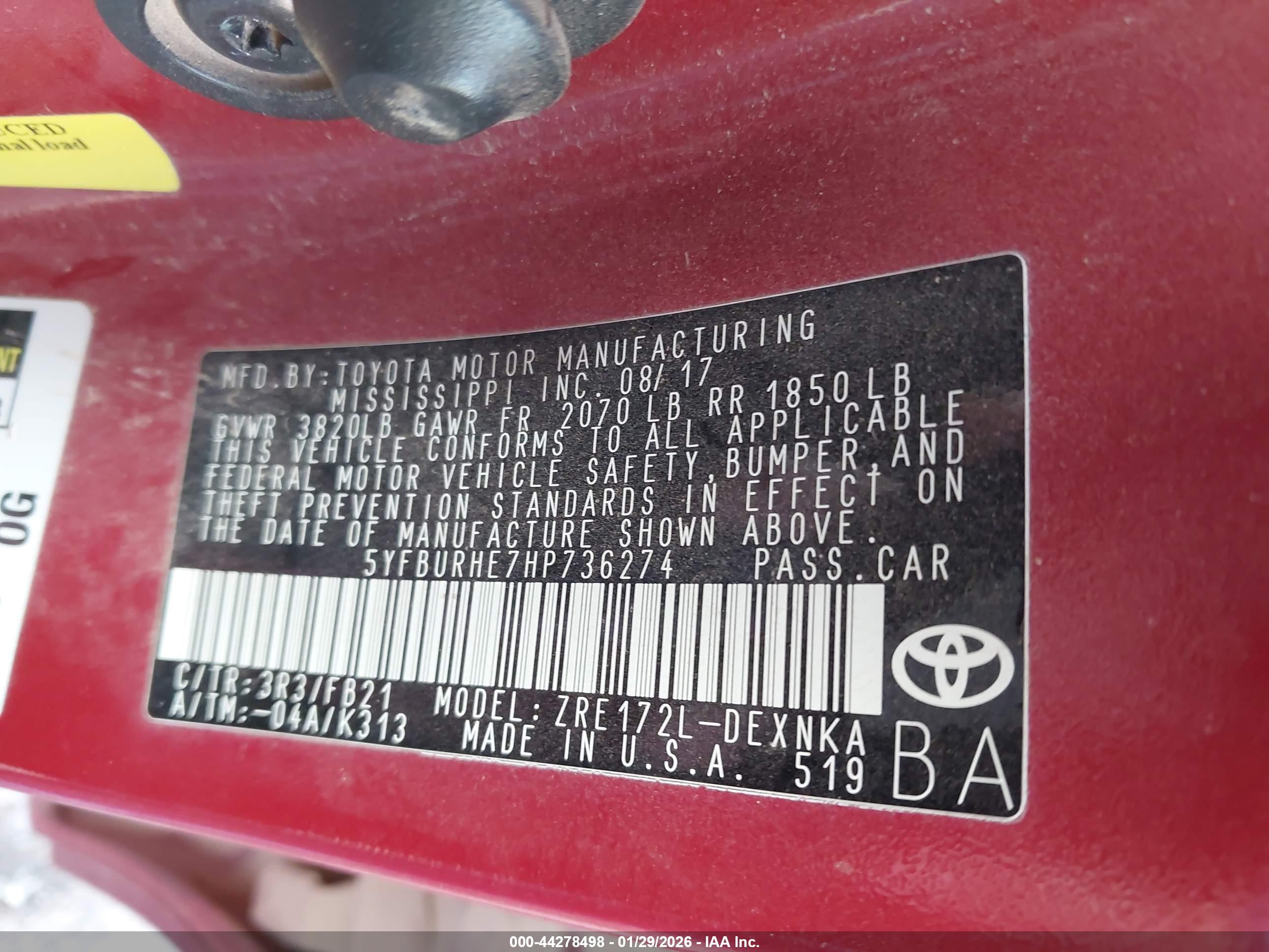 TOYOTA COROLLA image 9