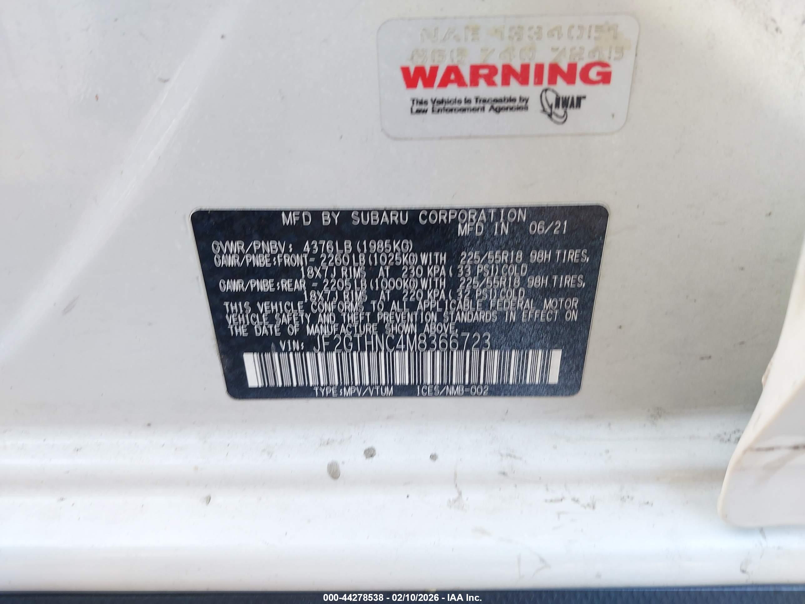 SUBARU CROSSTREK image 9