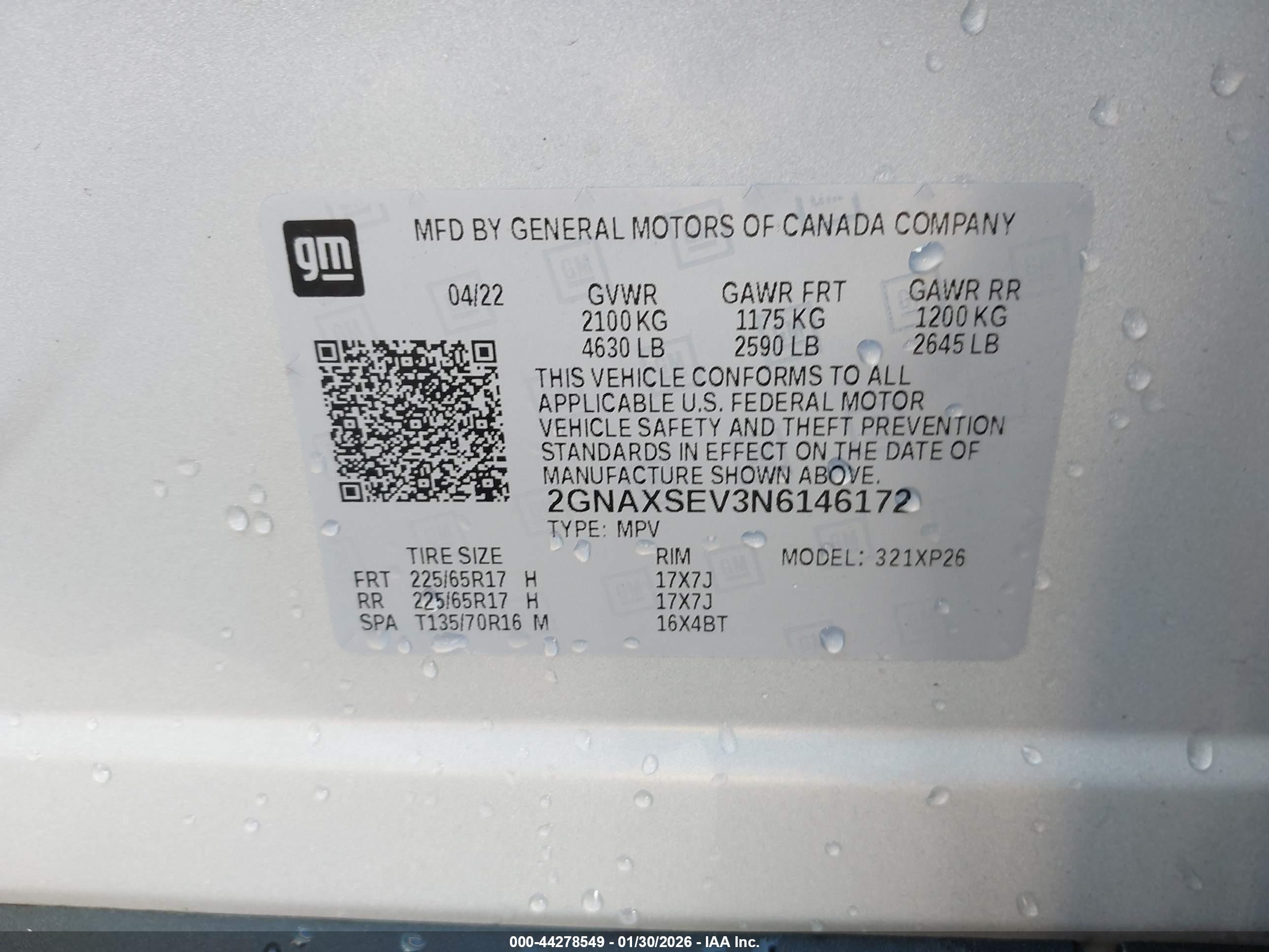 CHEVROLET EQUINOX image 9