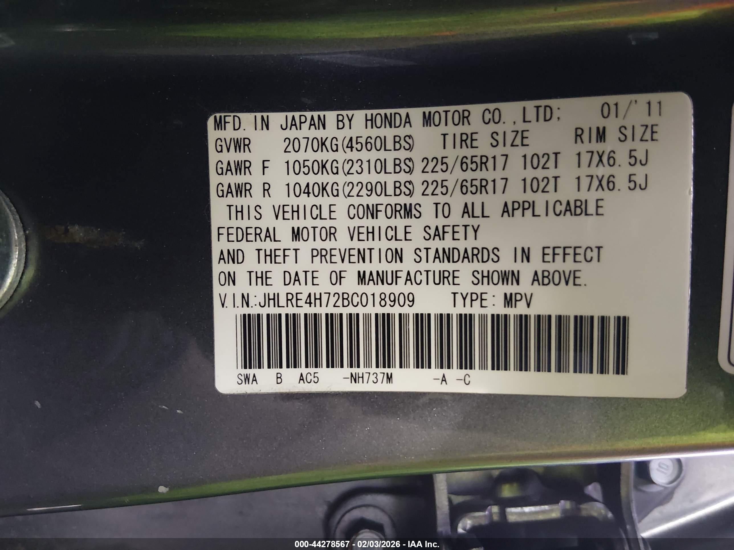 HONDA CR-V image 9
