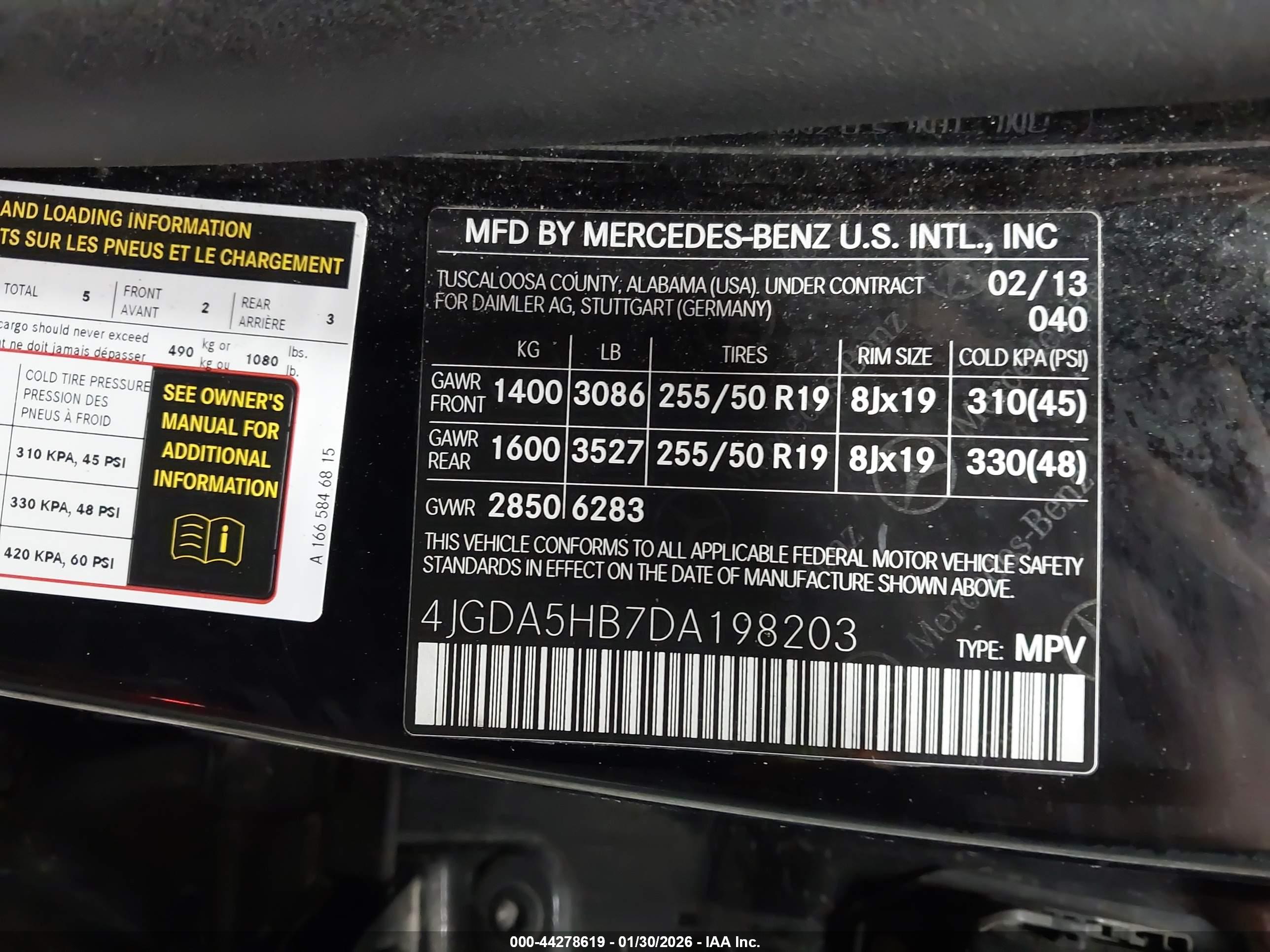 MERCEDES-BENZ ML image 9