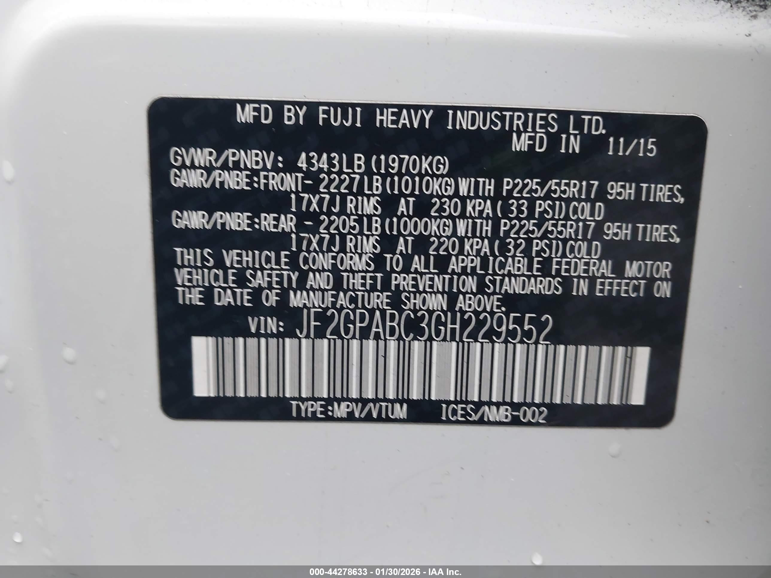 SUBARU CROSSTREK image 9