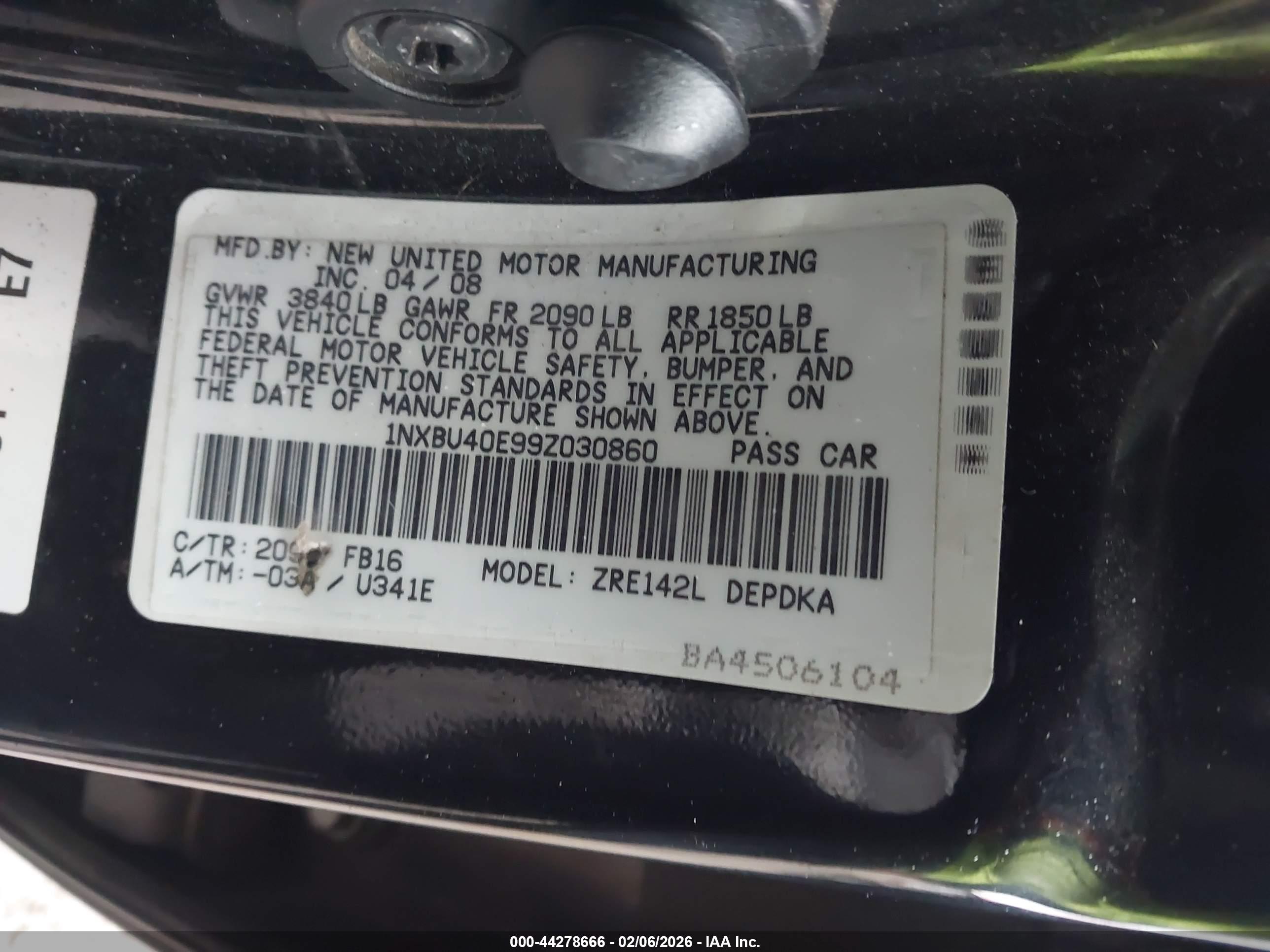 TOYOTA COROLLA image 9