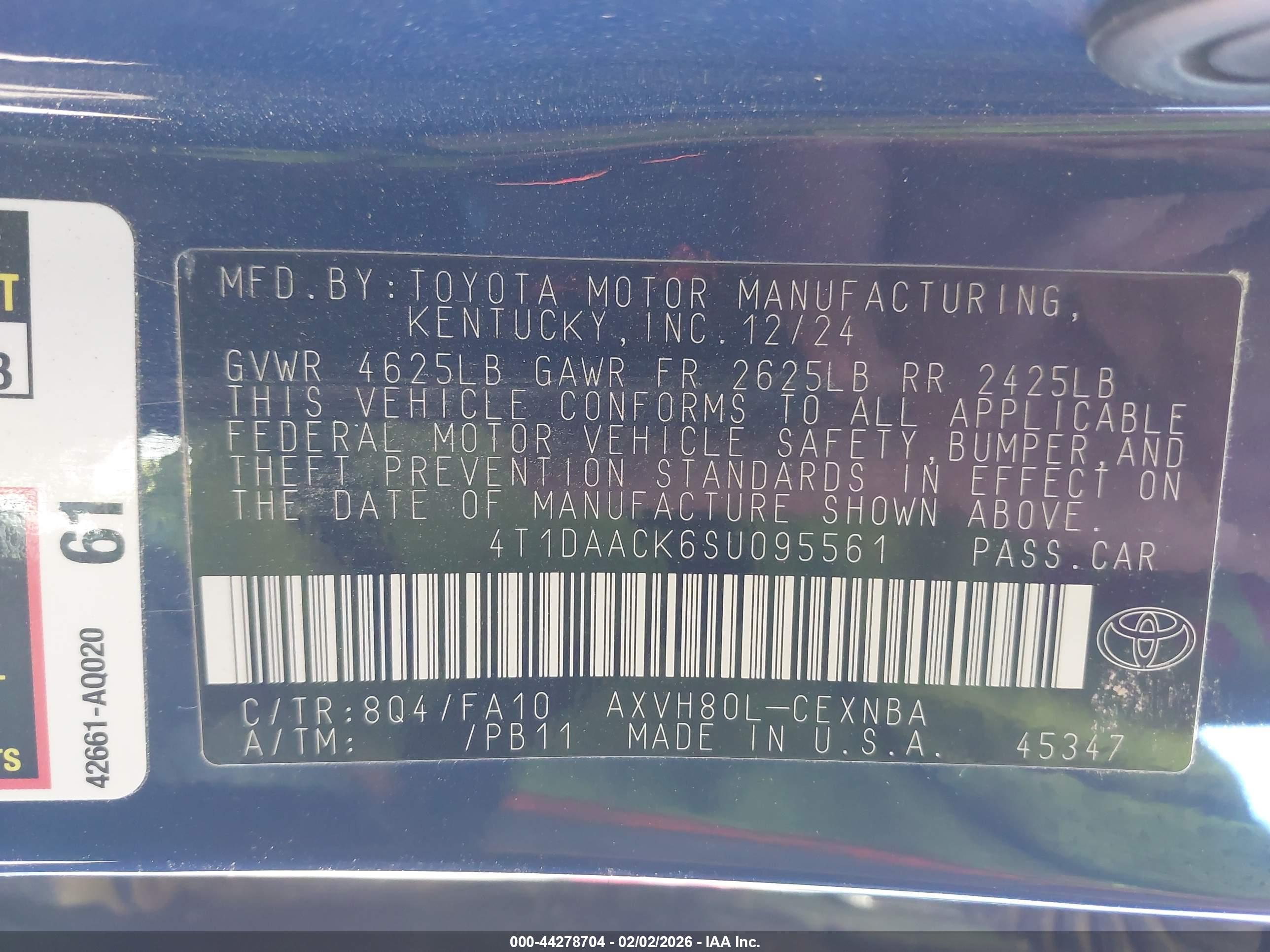 TOYOTA CAMRY image 9