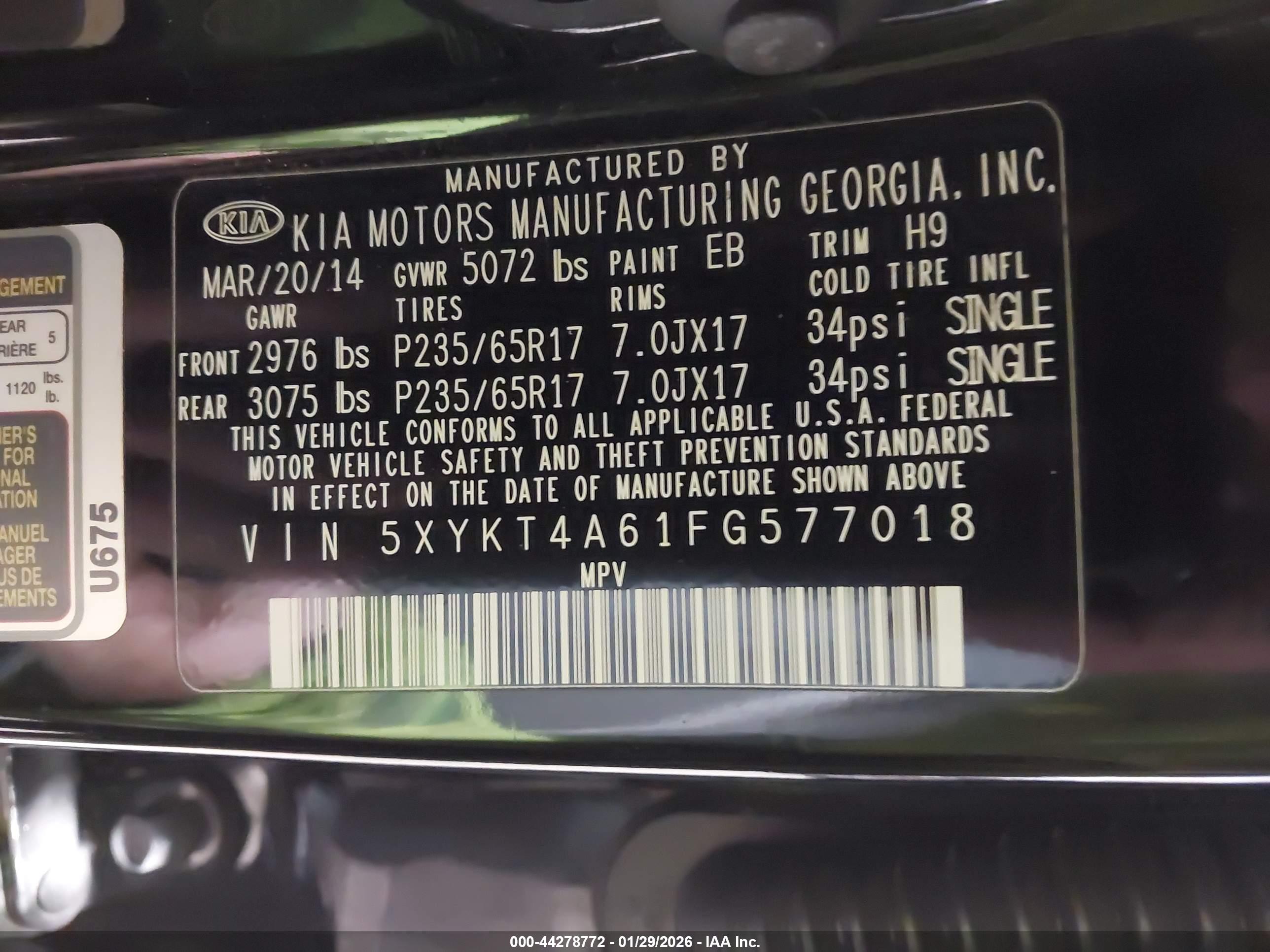 KIA SORENTO image 9