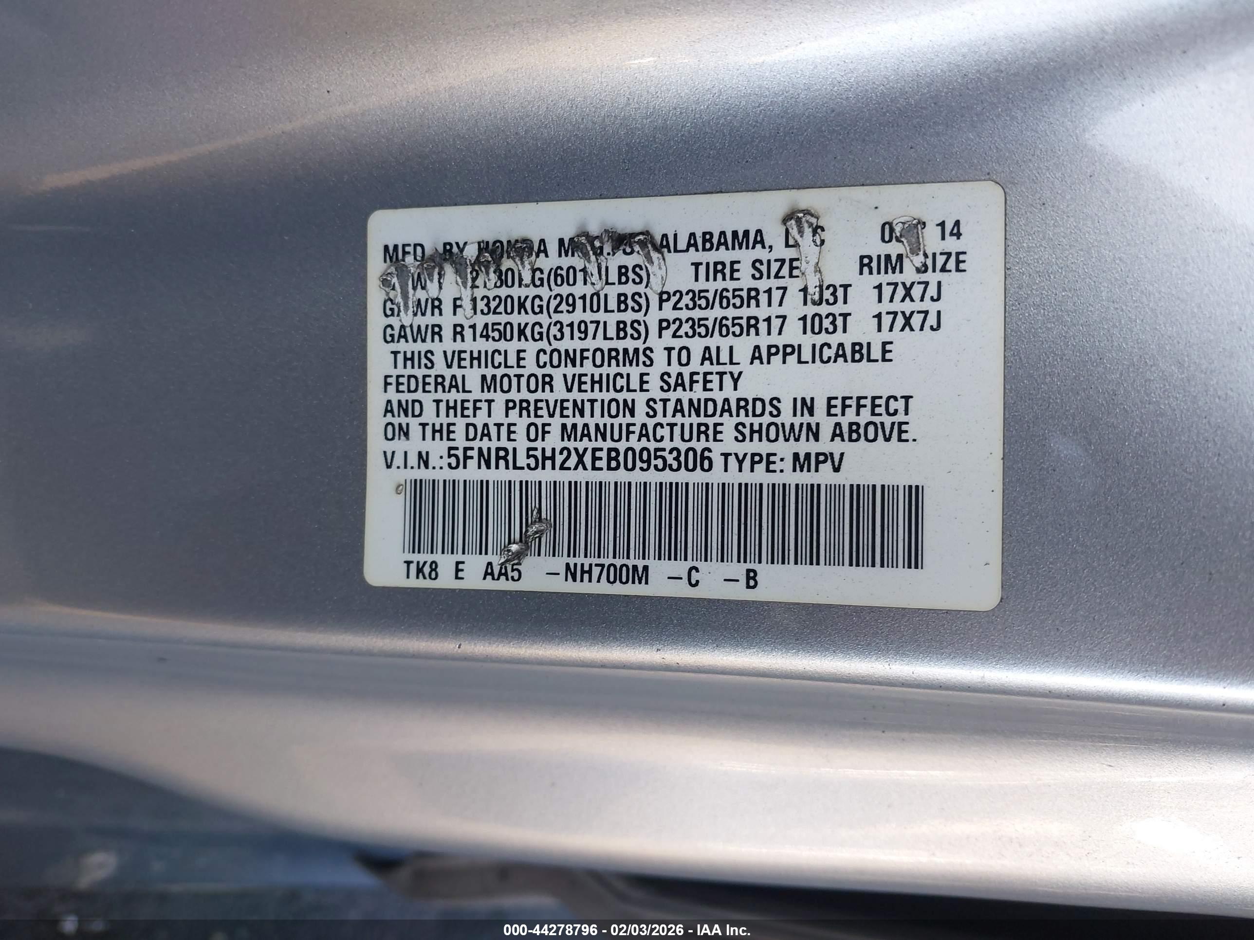 HONDA ODYSSEY image 9