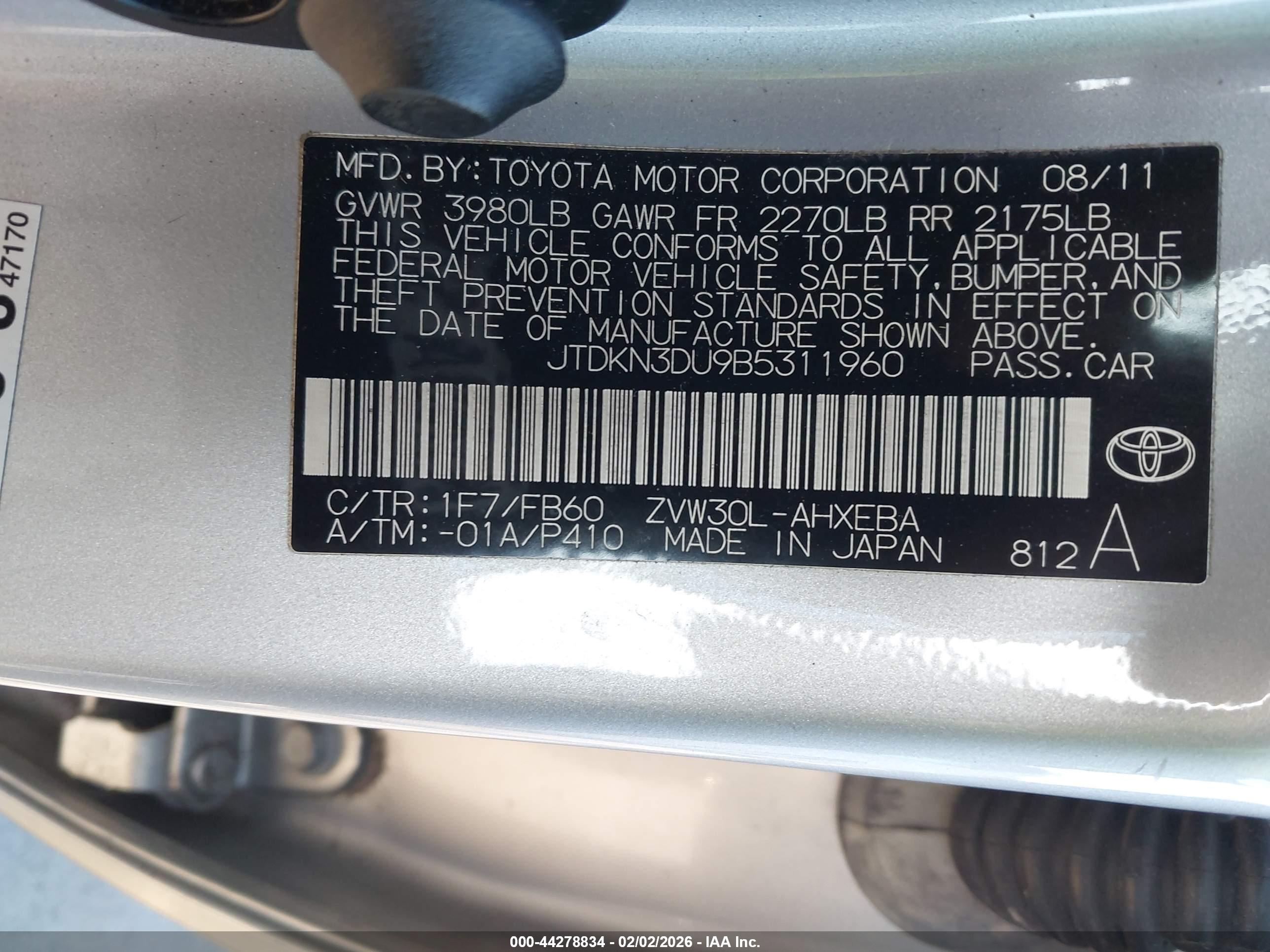 TOYOTA PRIUS image 9