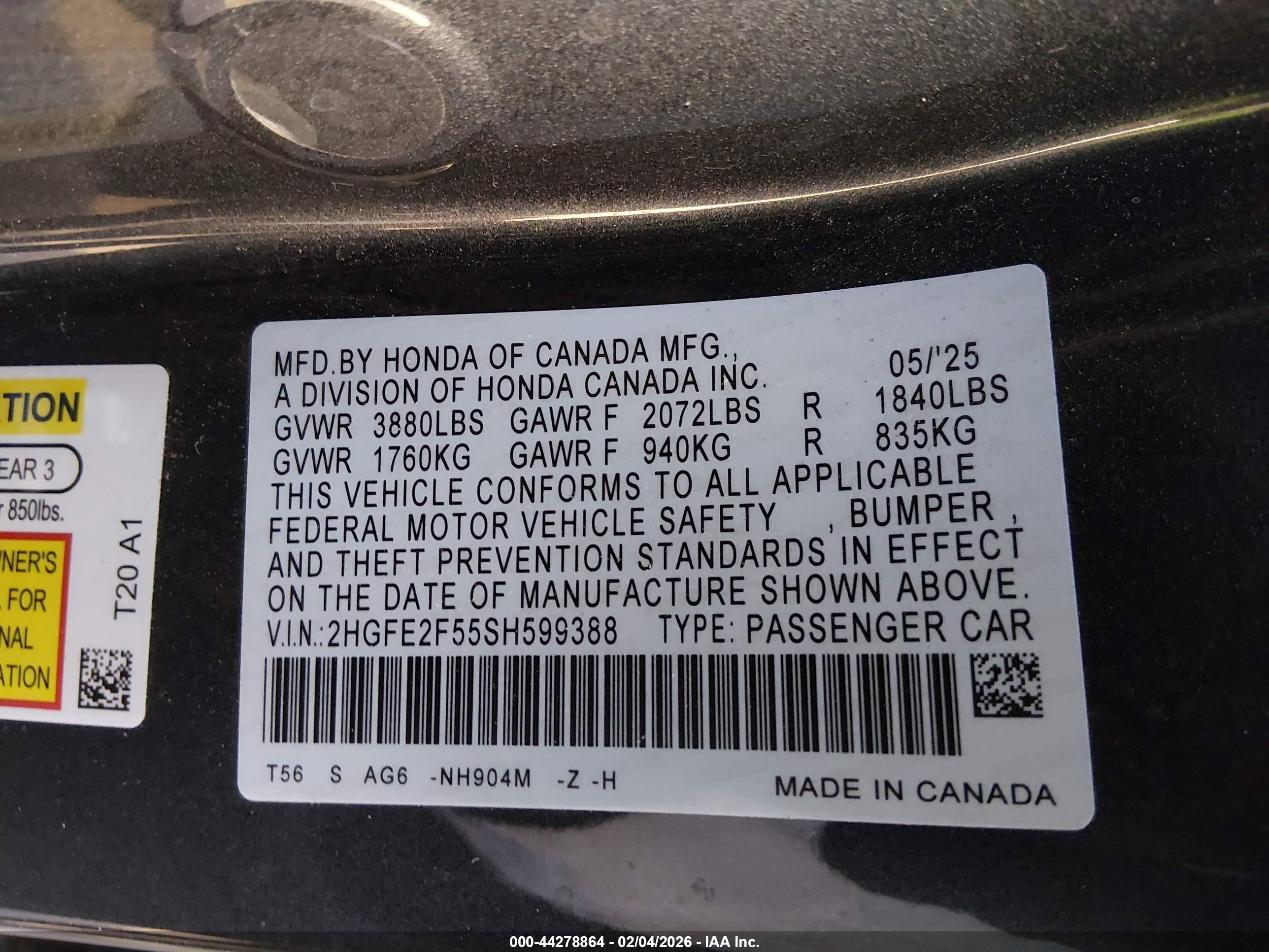 HONDA CIVIC image 9