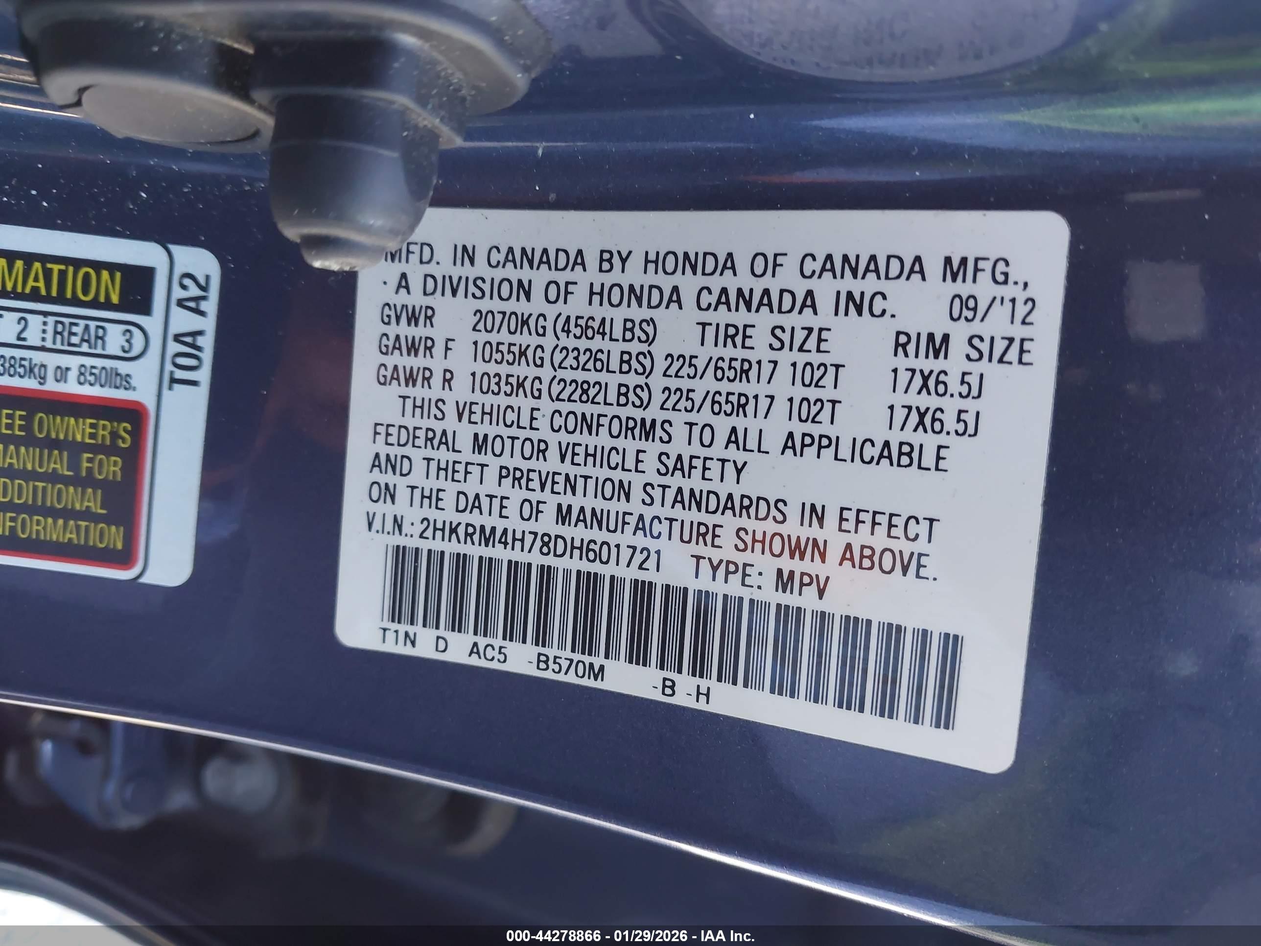 HONDA CR-V image 9
