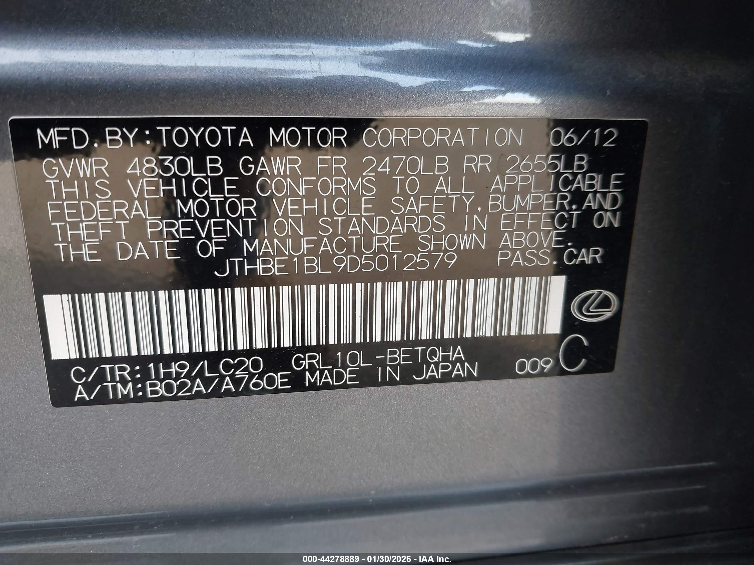 LEXUS GS image 9