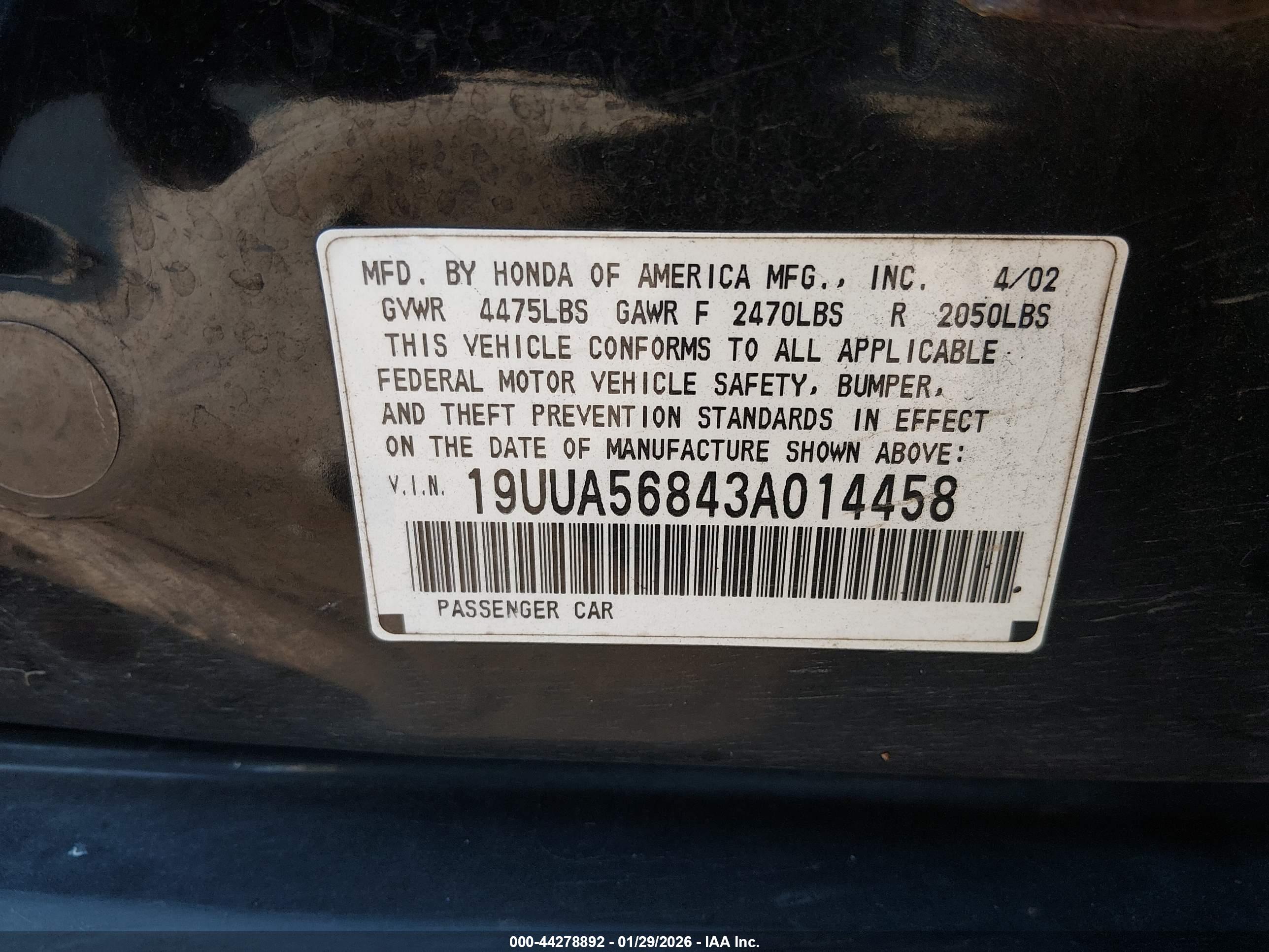 ACURA TL image 9