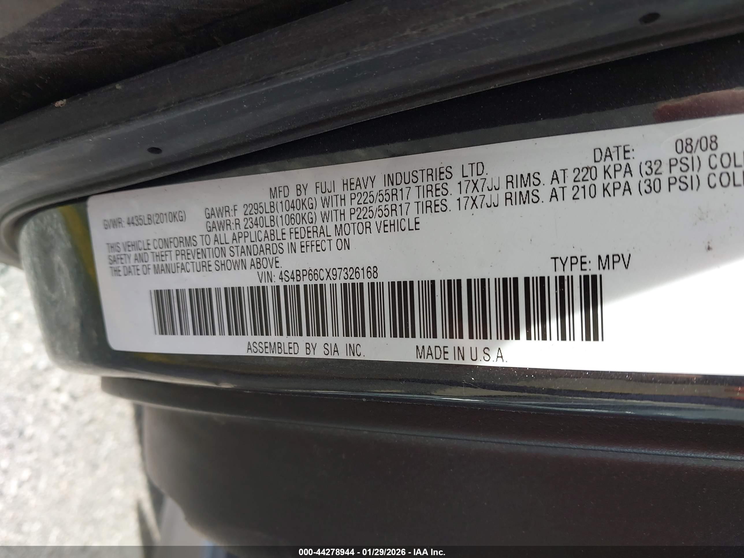SUBARU OUTBACK image 9