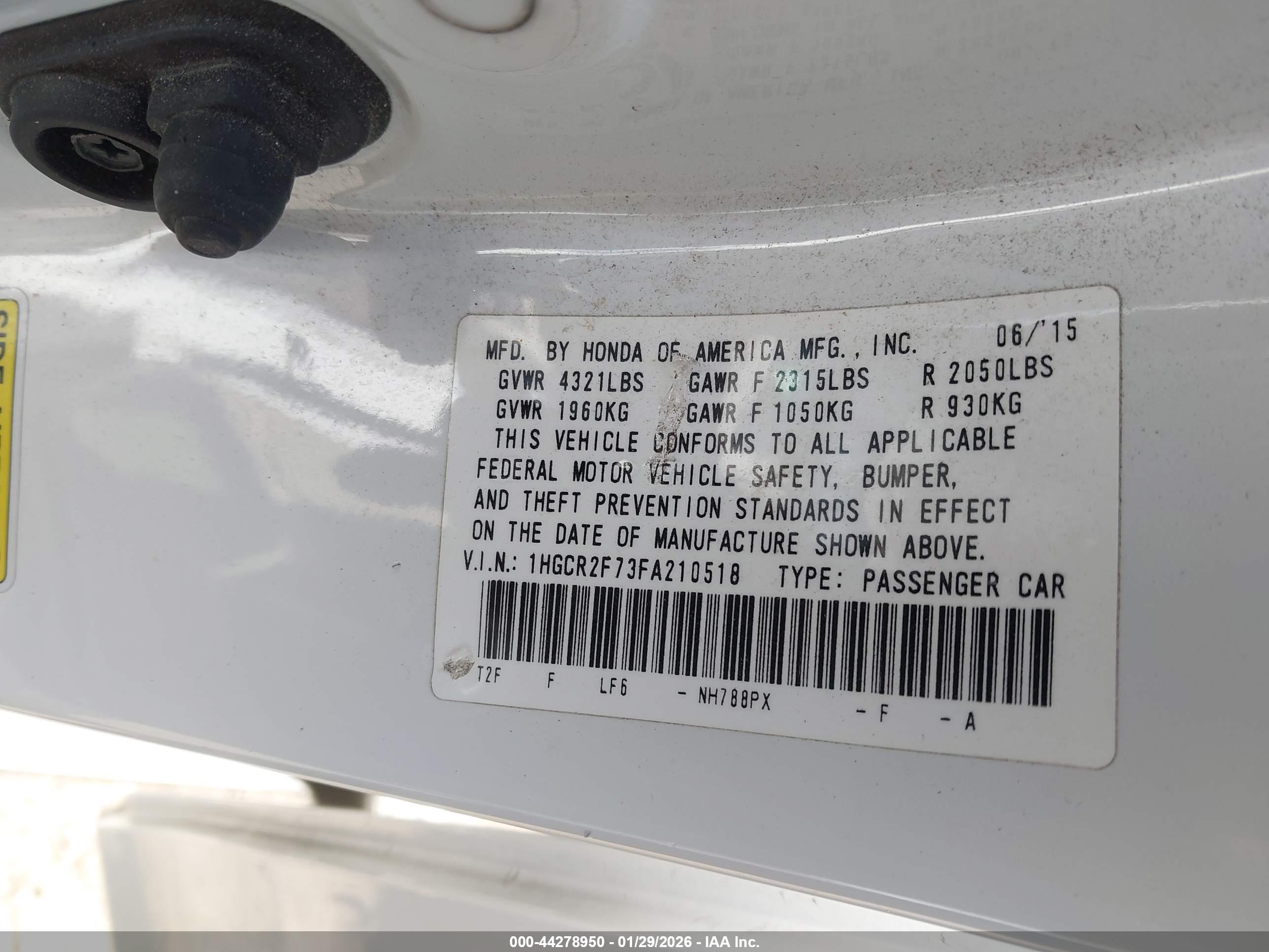 HONDA ACCORD image 9