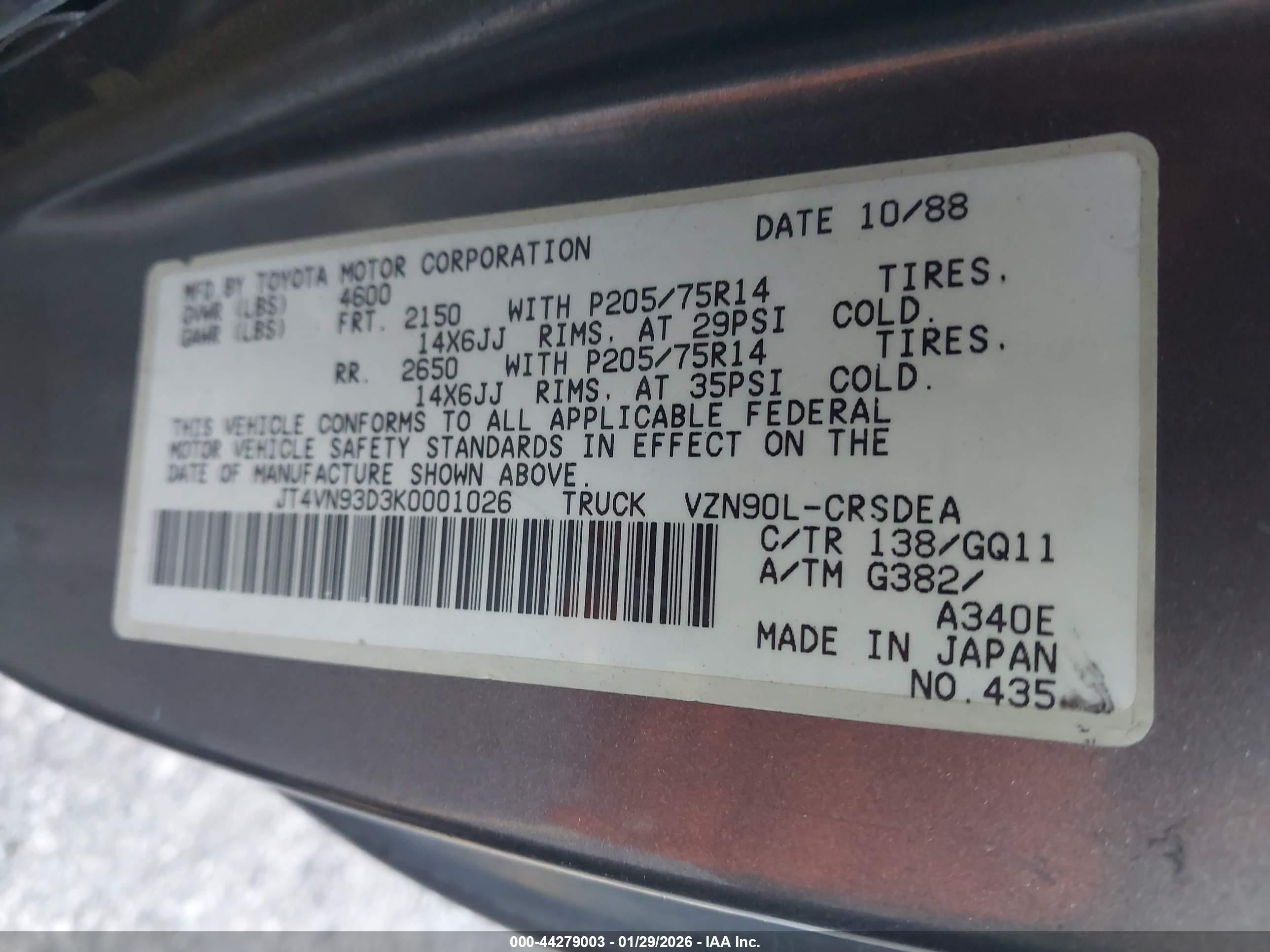 TOYOTA PICKUP image 9