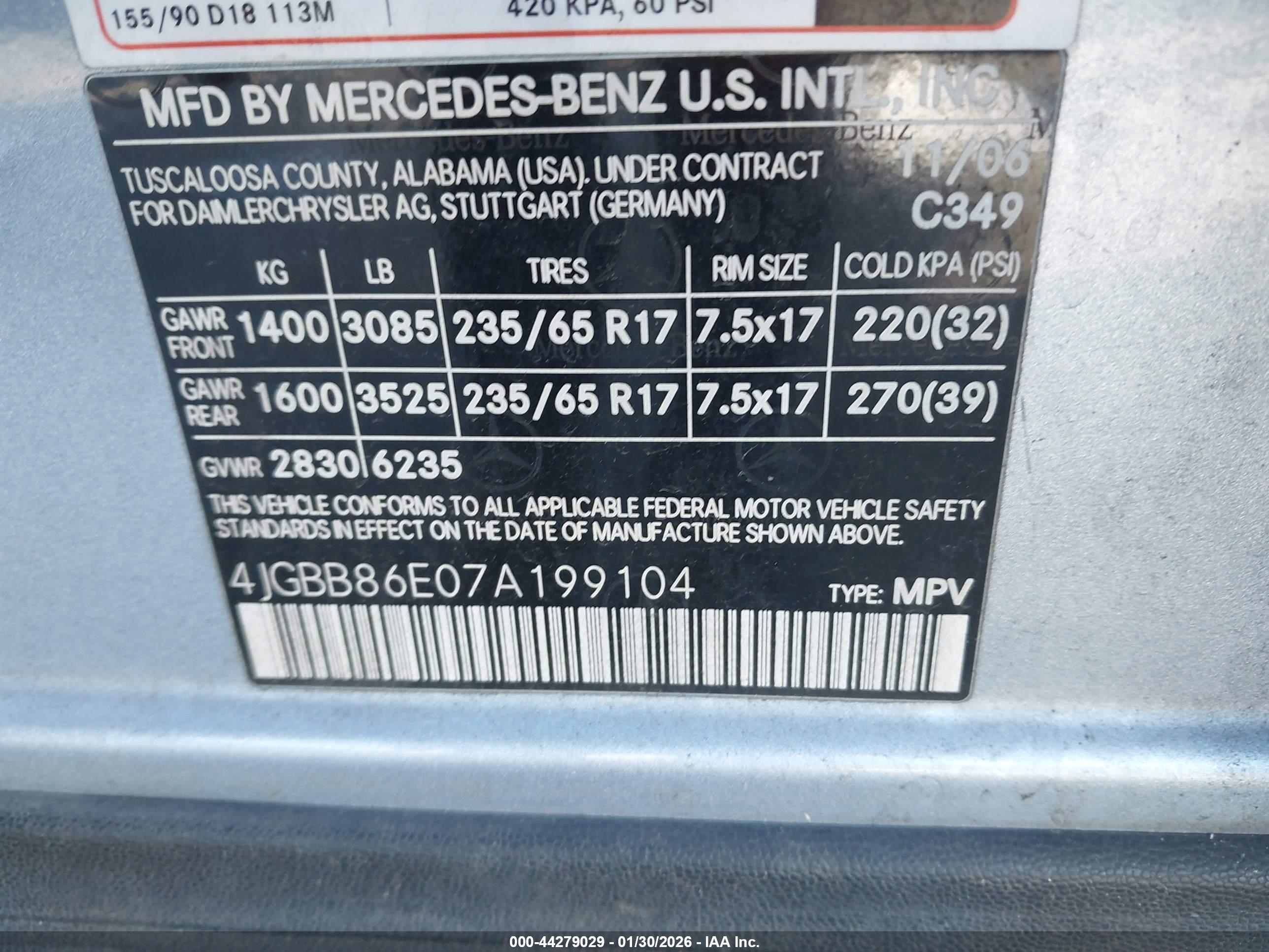 MERCEDES-BENZ ML image 9