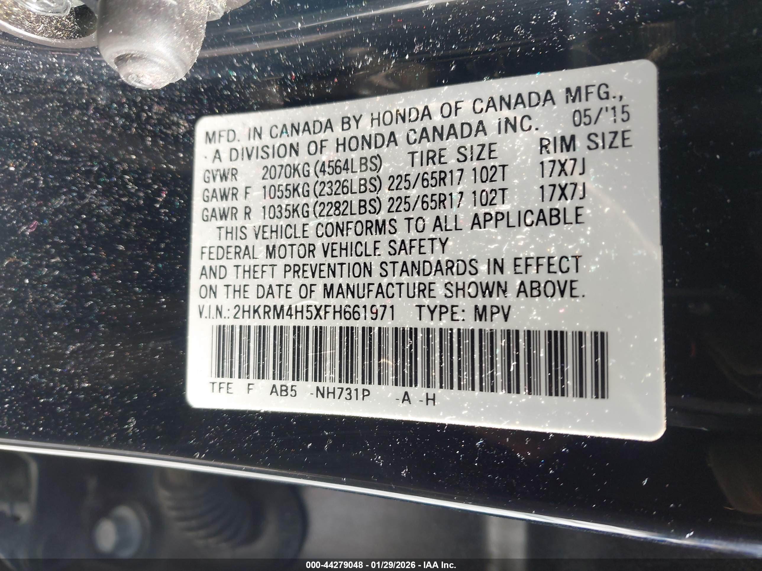 HONDA CR-V image 9