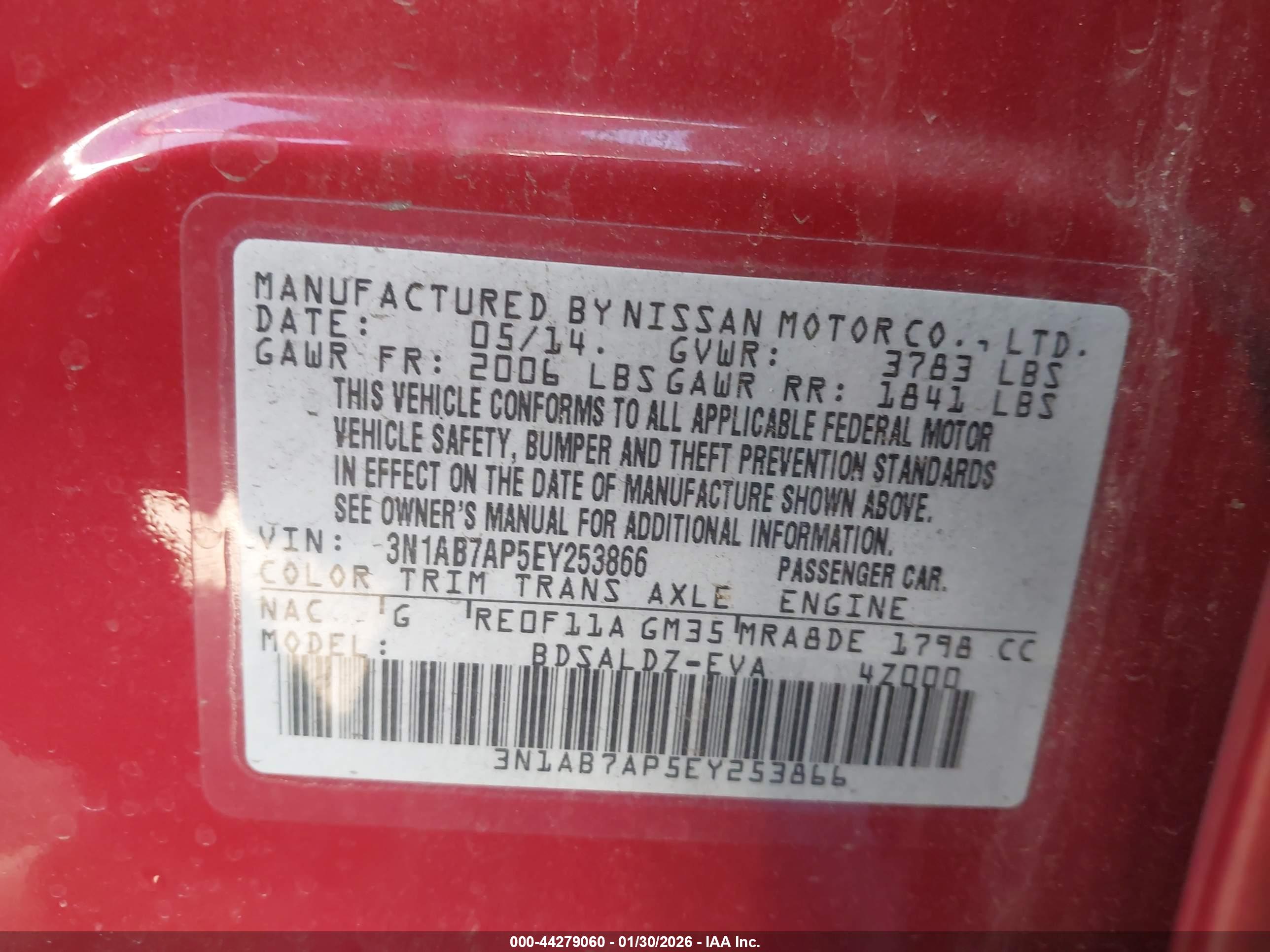 NISSAN SENTRA image 9