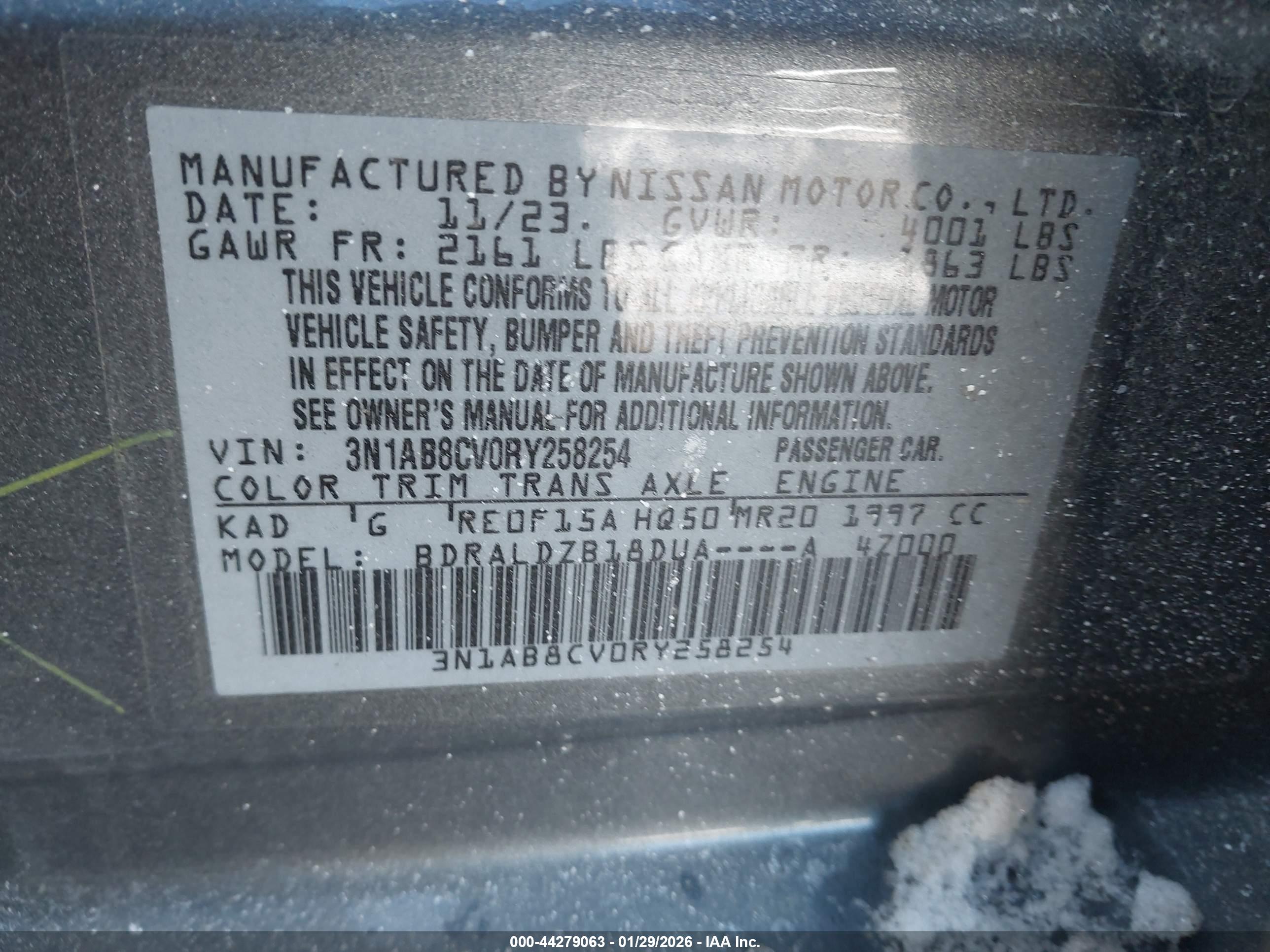 NISSAN SENTRA image 9