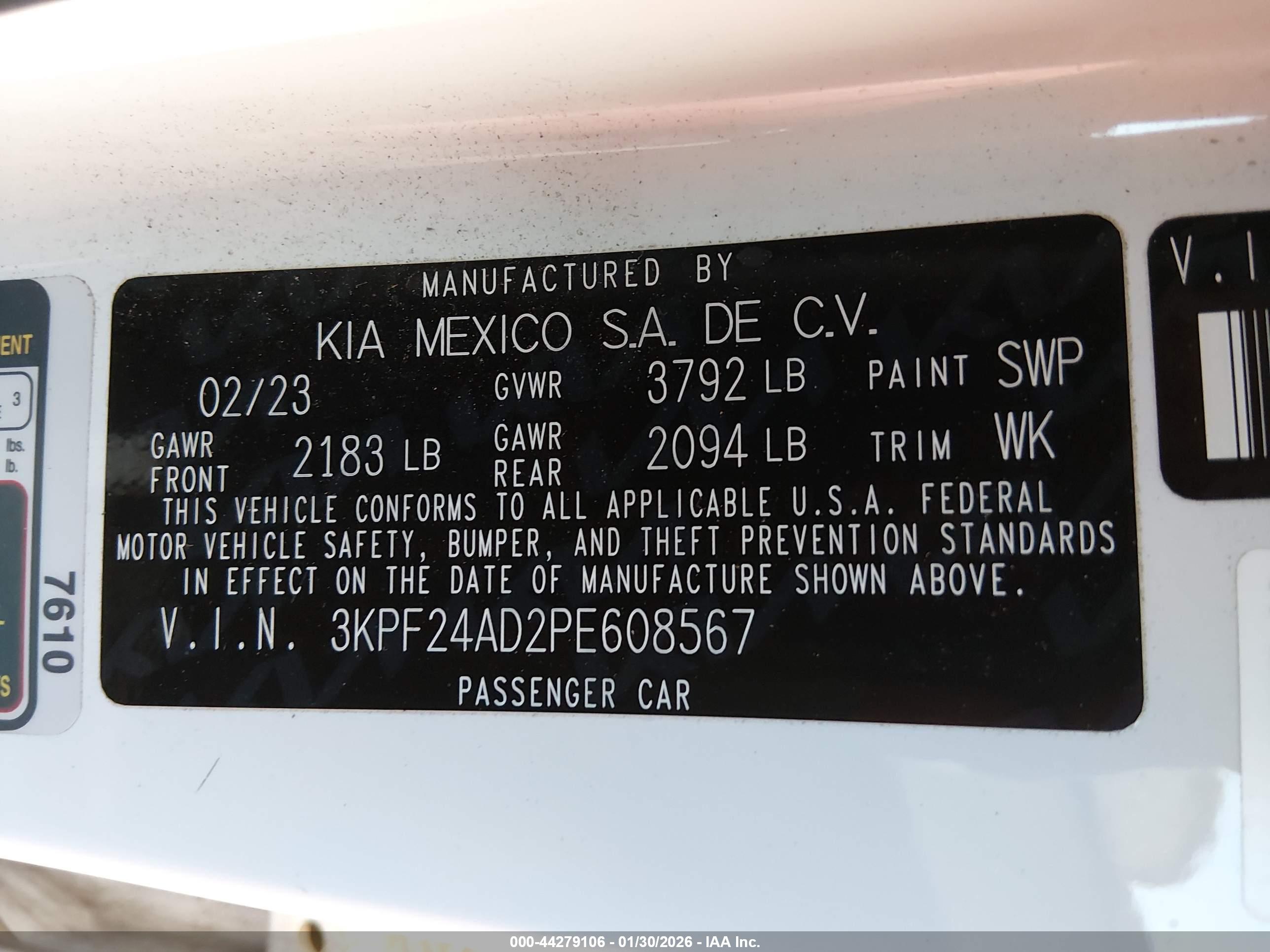 KIA FORTE image 9