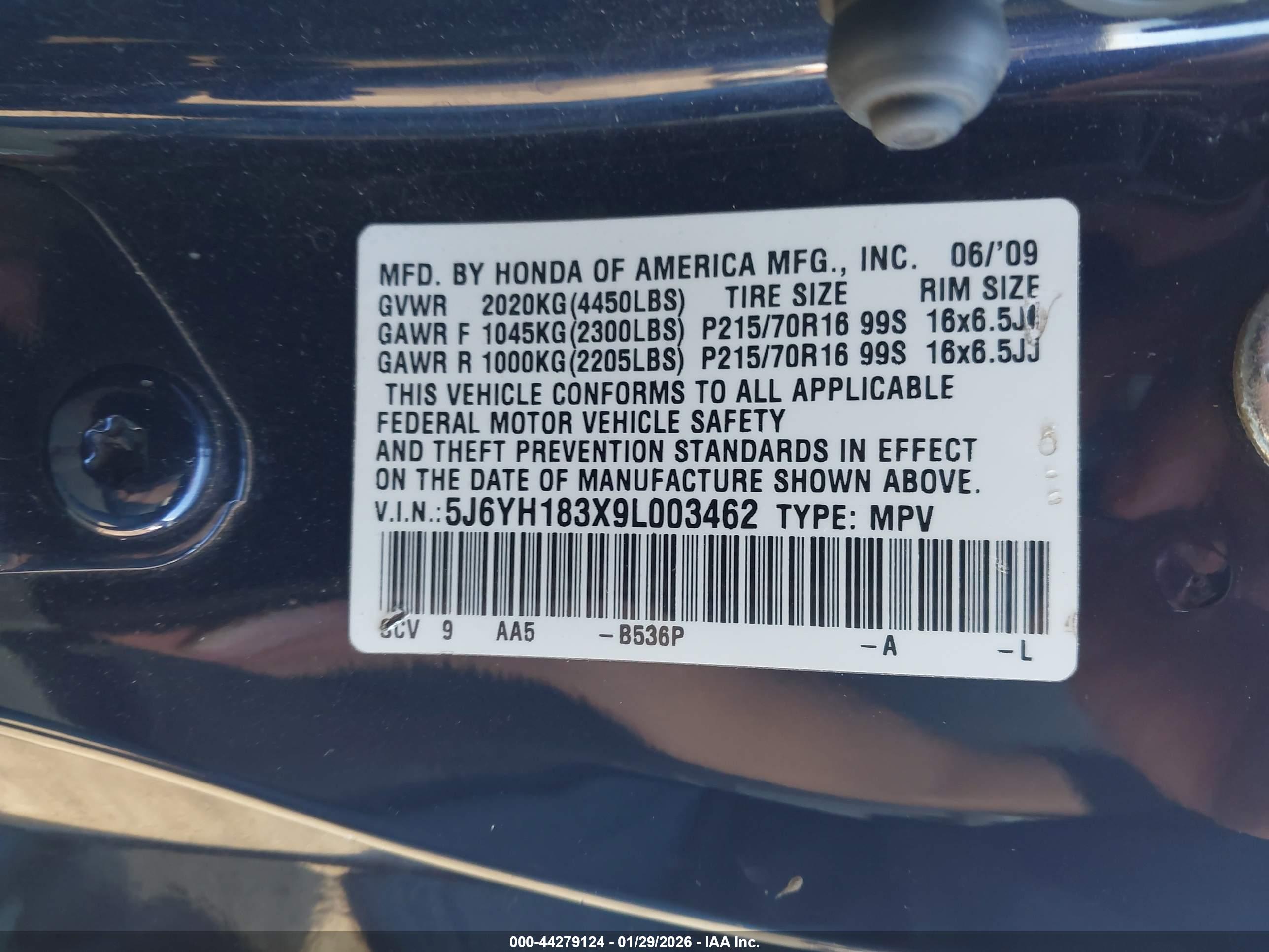 HONDA ELEMENT image 9