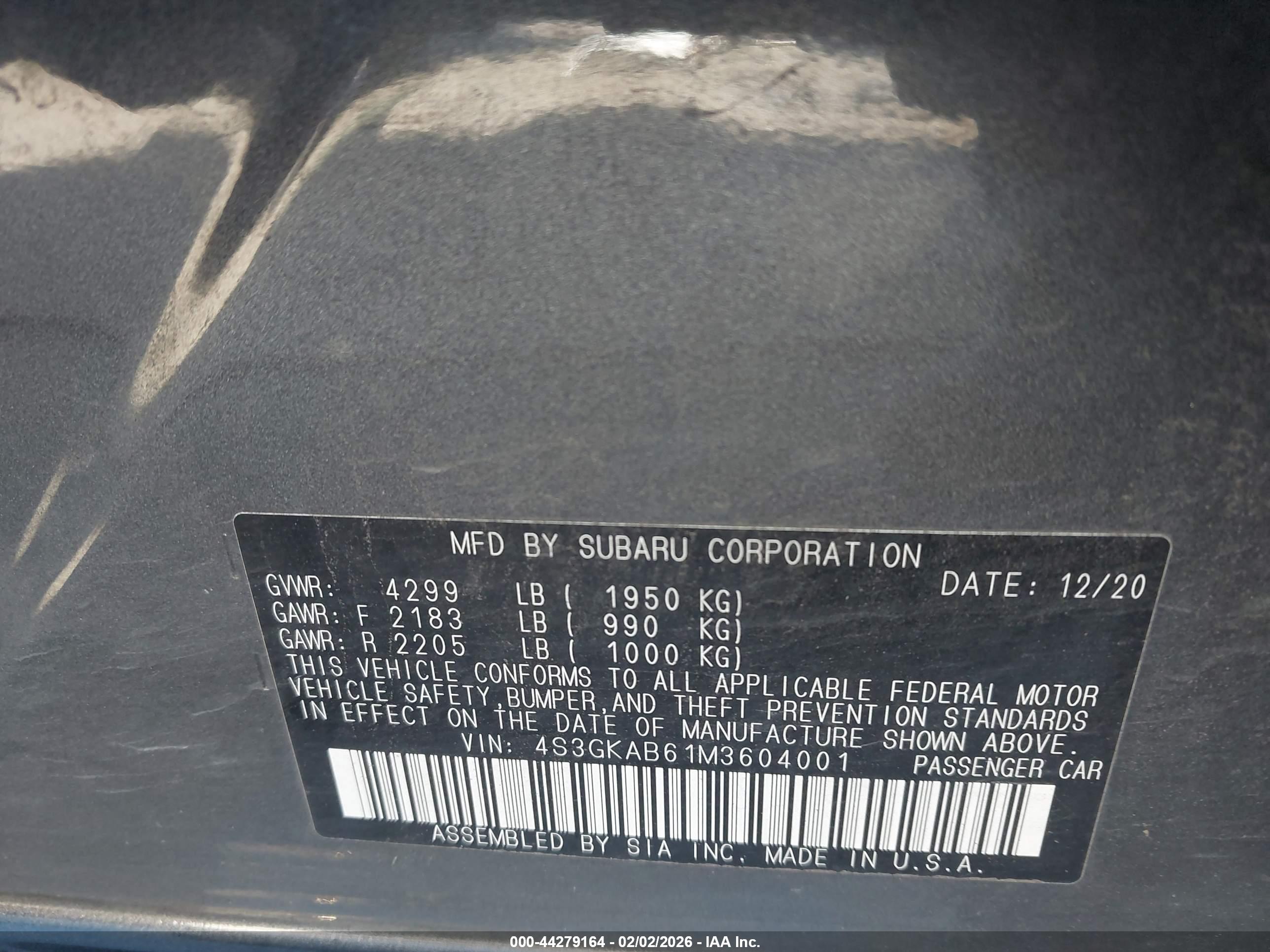 SUBARU IMPREZA image 9